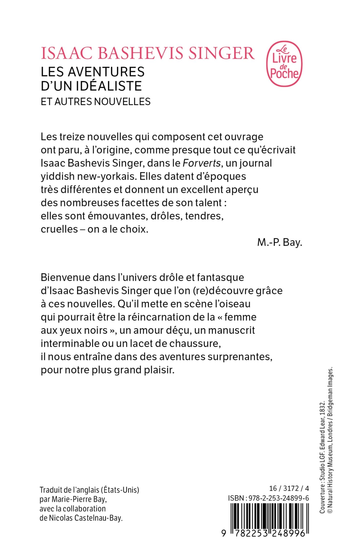 Les Aventures d'un idéaliste - Isaac Bashevis Singer - LGF