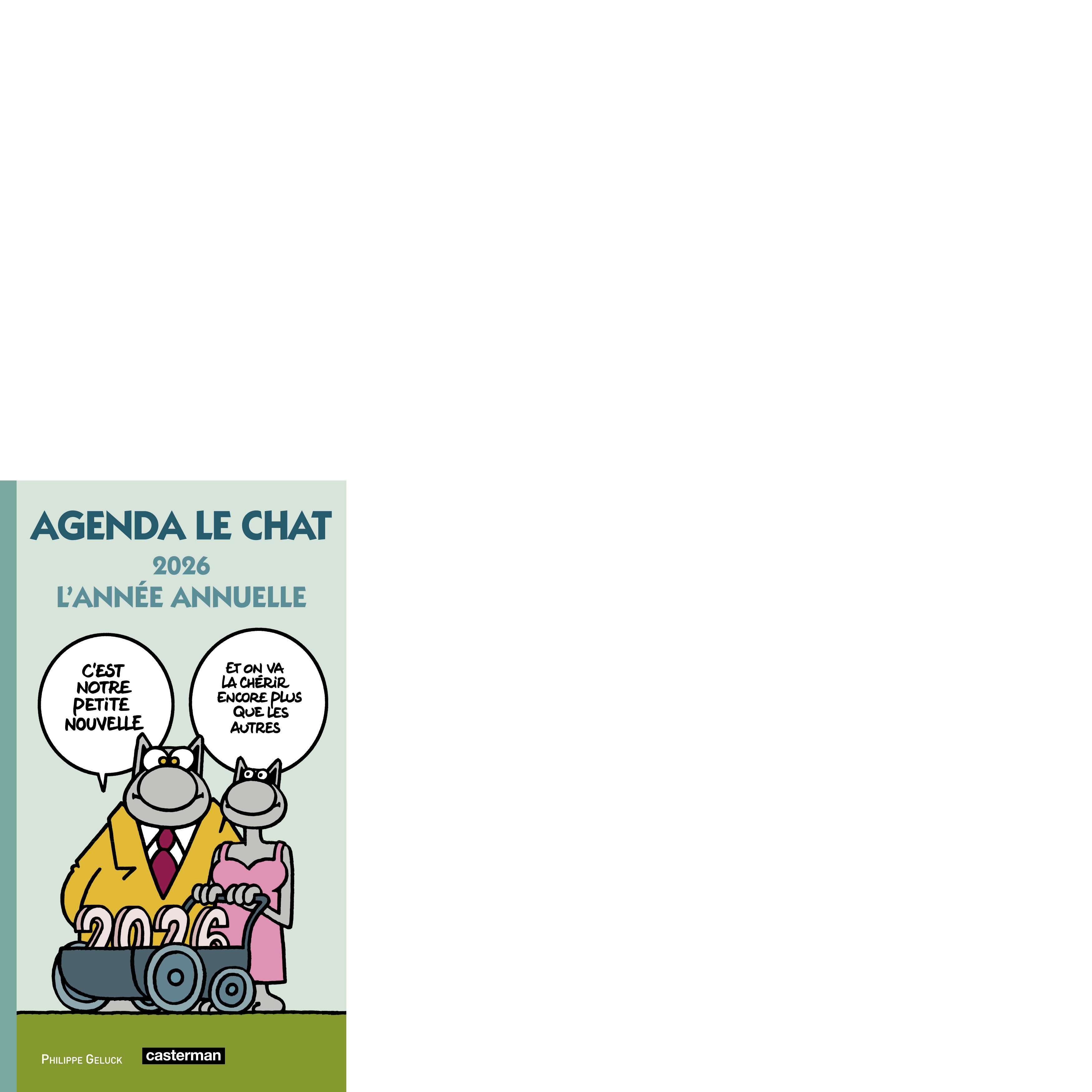 Le Chat - Mini-agenda Le Chat 2026 -  PHILIPPE GELUCK, Philippe Geluck - CASTERMAN