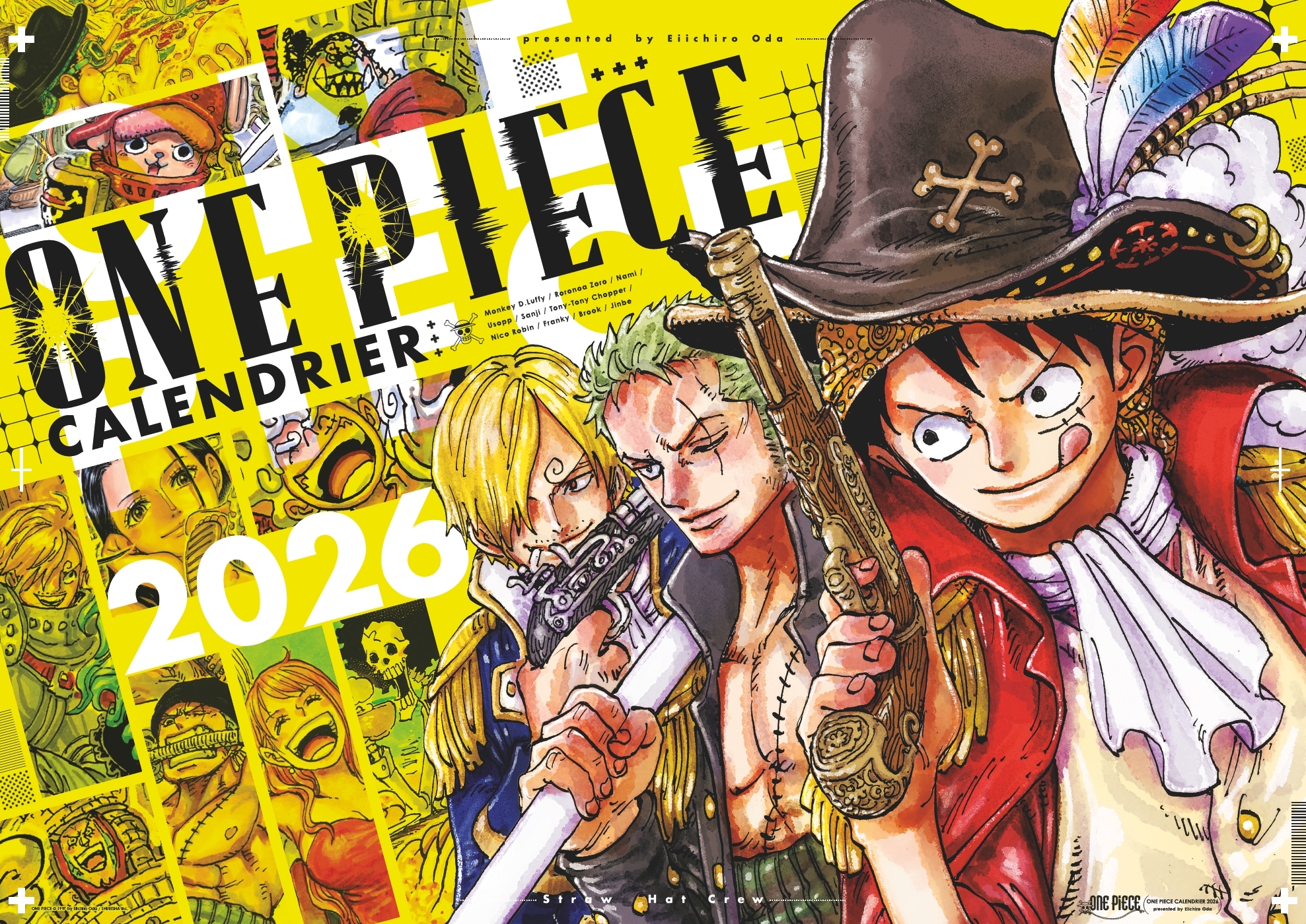 One Piece - Calendrier 2026 - Eiichiro Oda - GLENAT