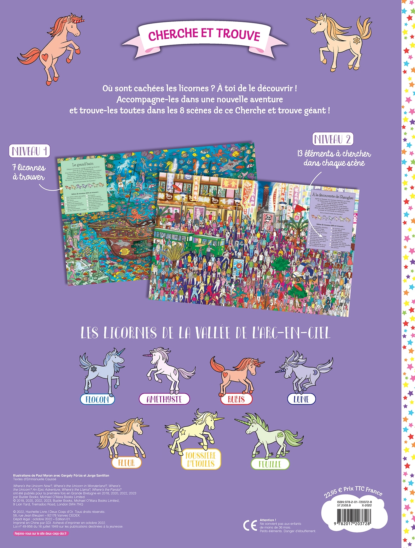 Où sont cachées les licornes ? Une aventure géante - MORAN PAUL - DEUX COQS D OR