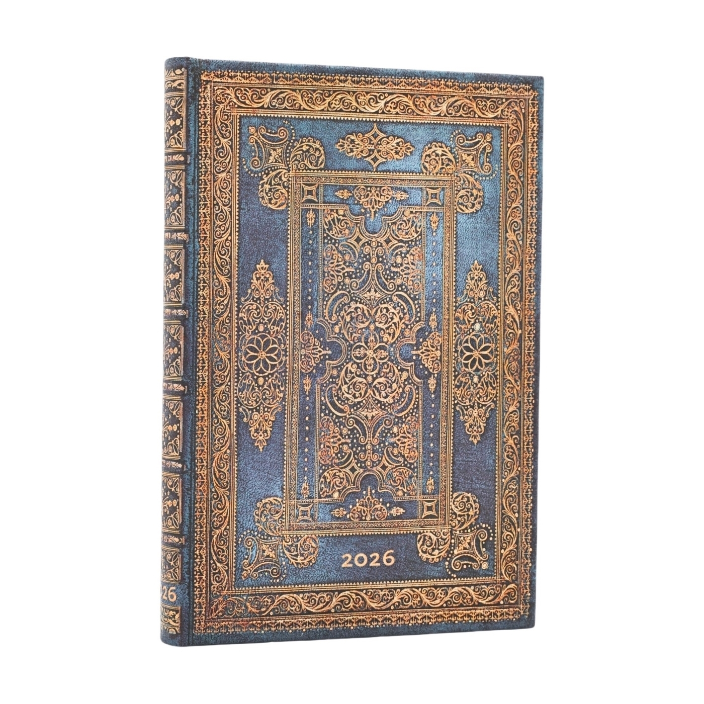 12 Mois 2026 Luxe Bleu Mini Vertical -  - PAPERBLANKS