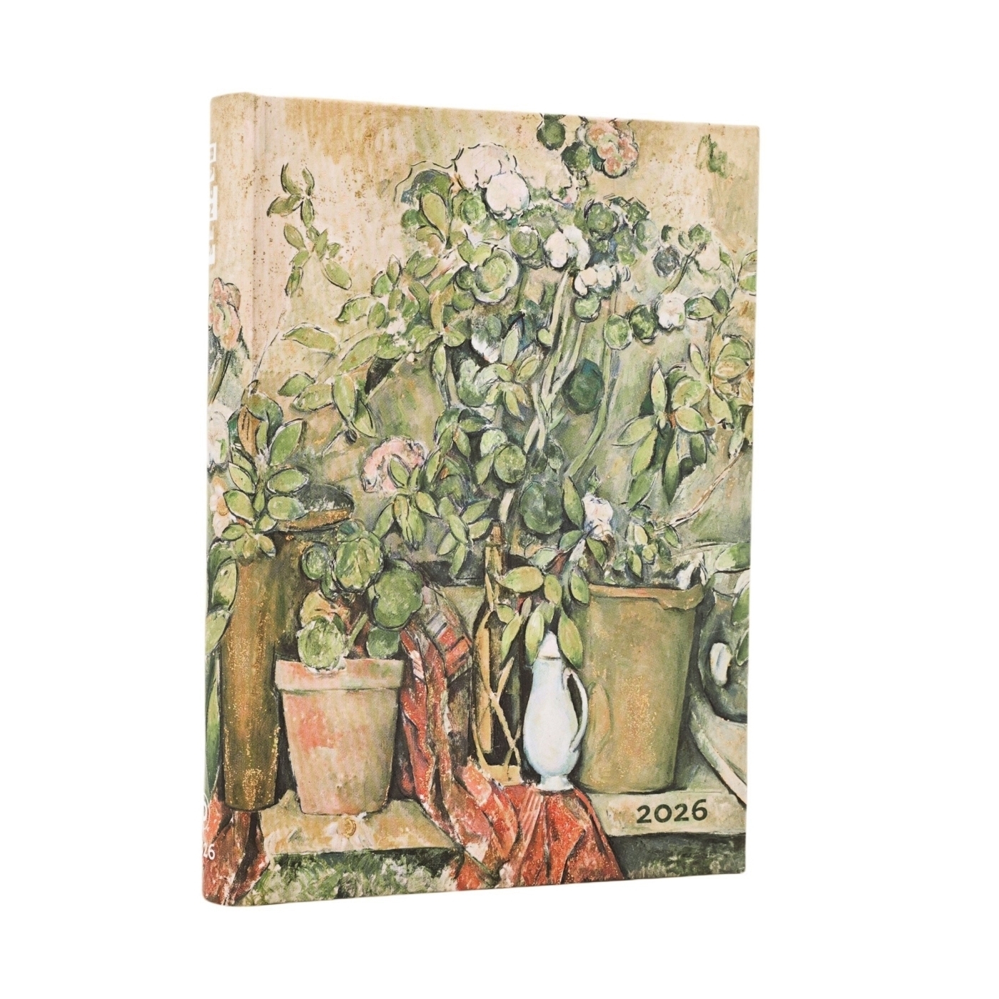 12 Mois 2026 Pots en Terre Cuite et Fleurs de Cézanne Midi Un Jour par Page -  - PAPERBLANKS