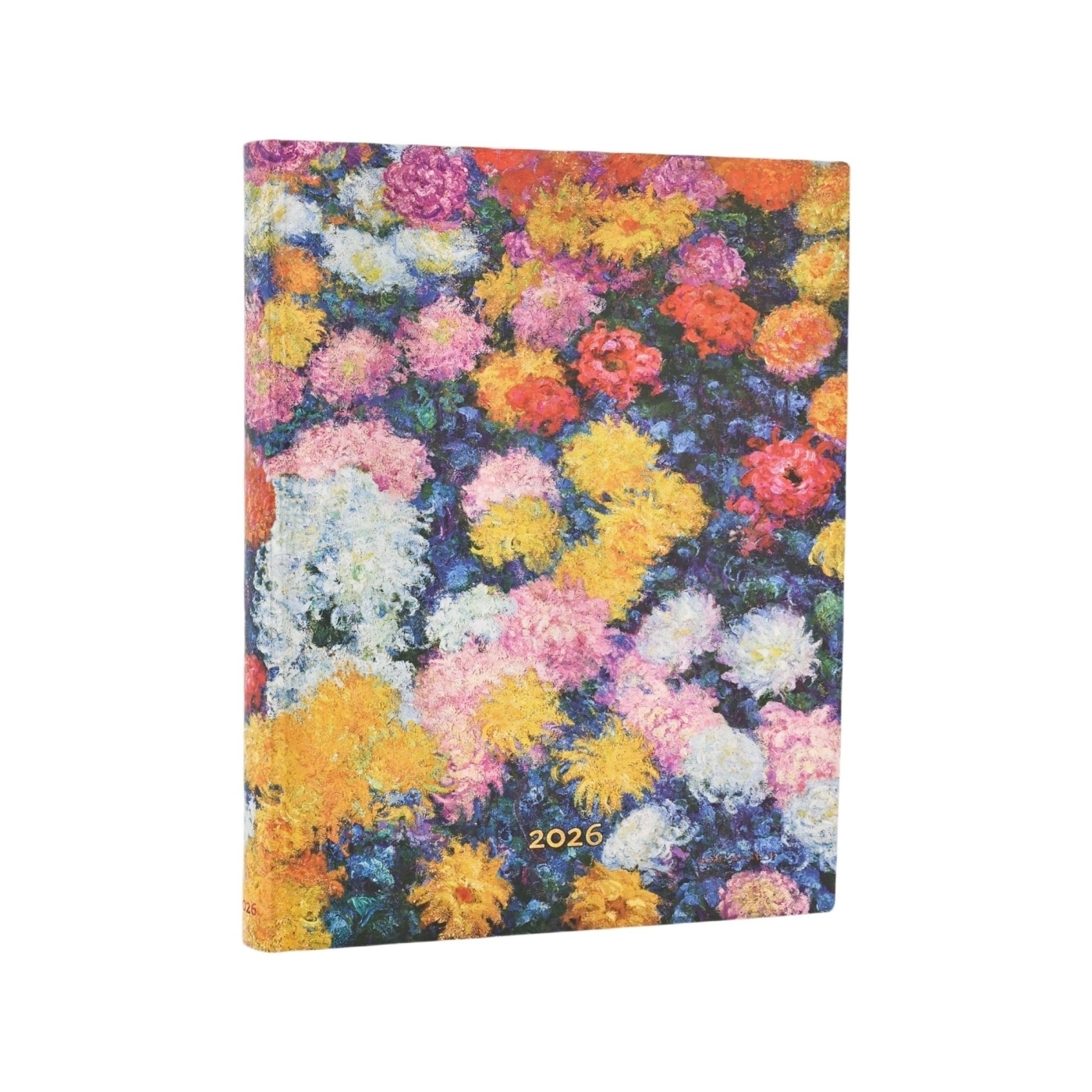 12 Mois Flexi 2026 Les Chrysanthèmes de Monet Ultra Un Jour par Page -  - PAPERBLANKS