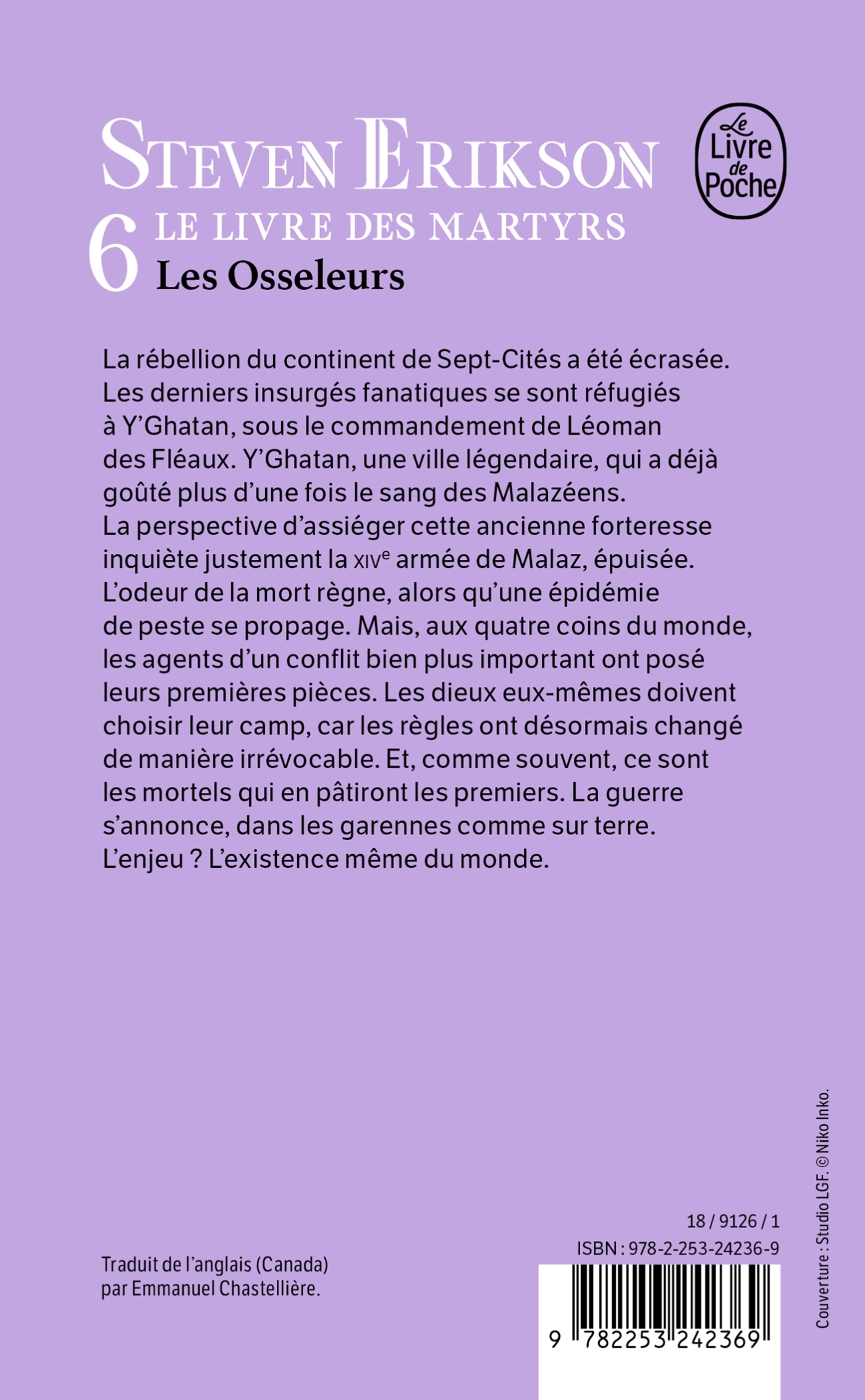 Les Osseleurs (Le Livre des martyrs, Tome 6) - Steven Erikson - LGF