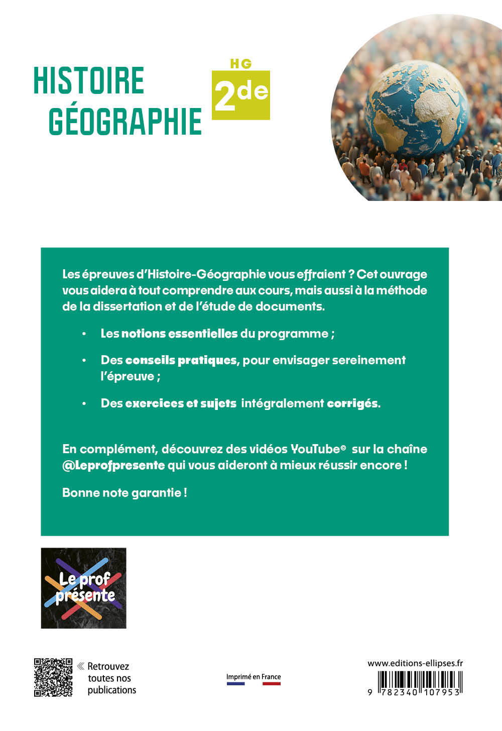 Histoire-Géographie. Seconde - Jean-Christophe Deschamps - ELLIPSES