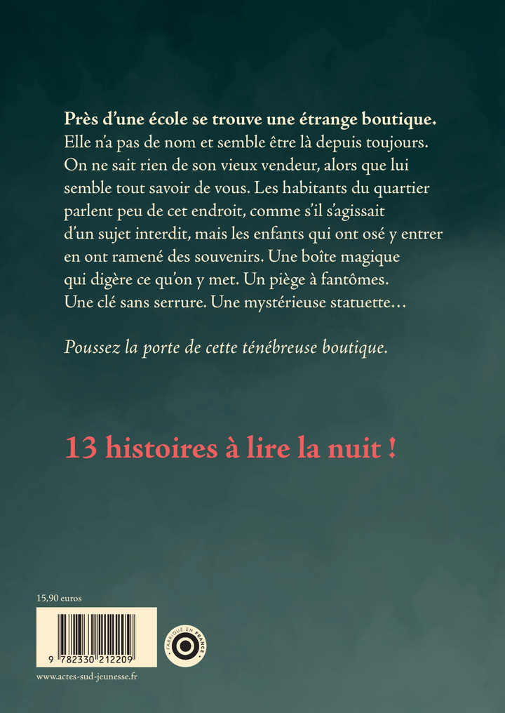 LA BOUTIQUE DES TÉNÈBRES -  MONDIOT VINCENT/SABY ENORA, Vincent Mondiot - ACTES SUD