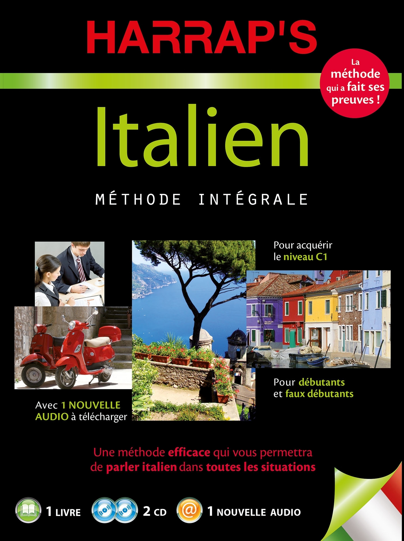 HARRAP'S METHODE INTEGRALE ITALIEN 2CD + LIVRE - Maurice Elston, Lydia Vellacio - HARRAPS