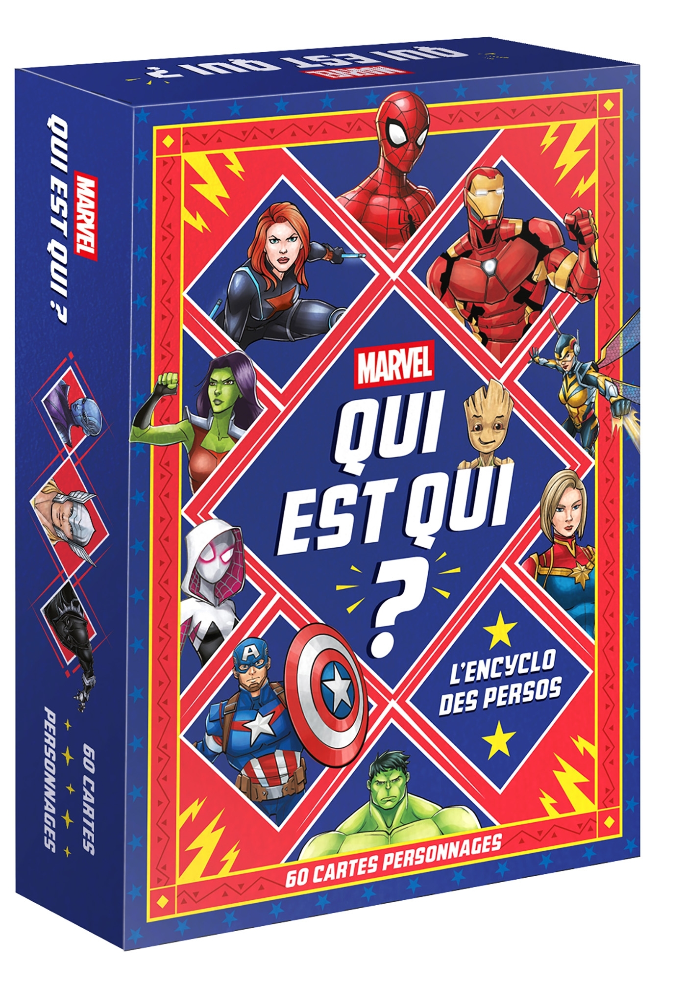 MARVEL - Qui est-qui ? - 50 cartes de personnages - Coffret -  - DISNEY HACHETTE