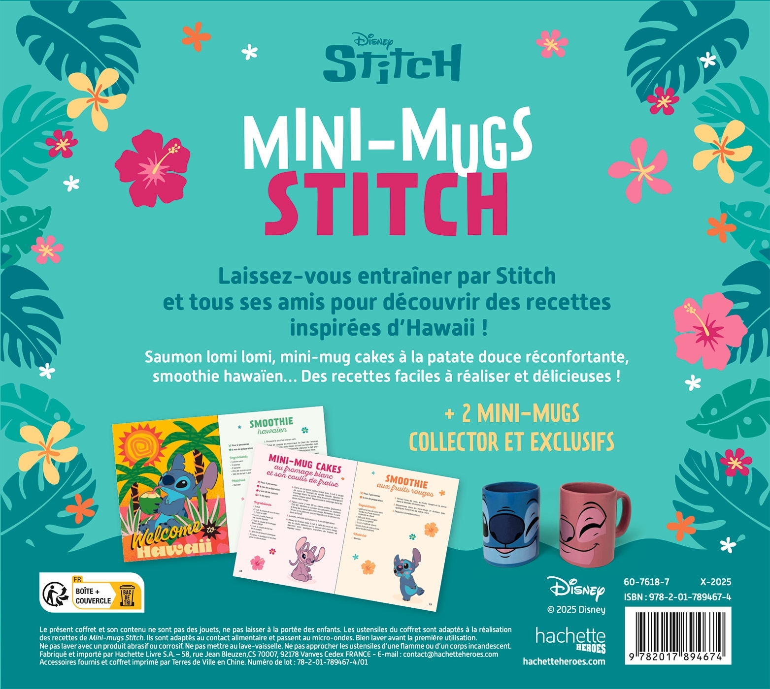 Coffret mini-mugs Stitch -   - HACHETTE HEROES