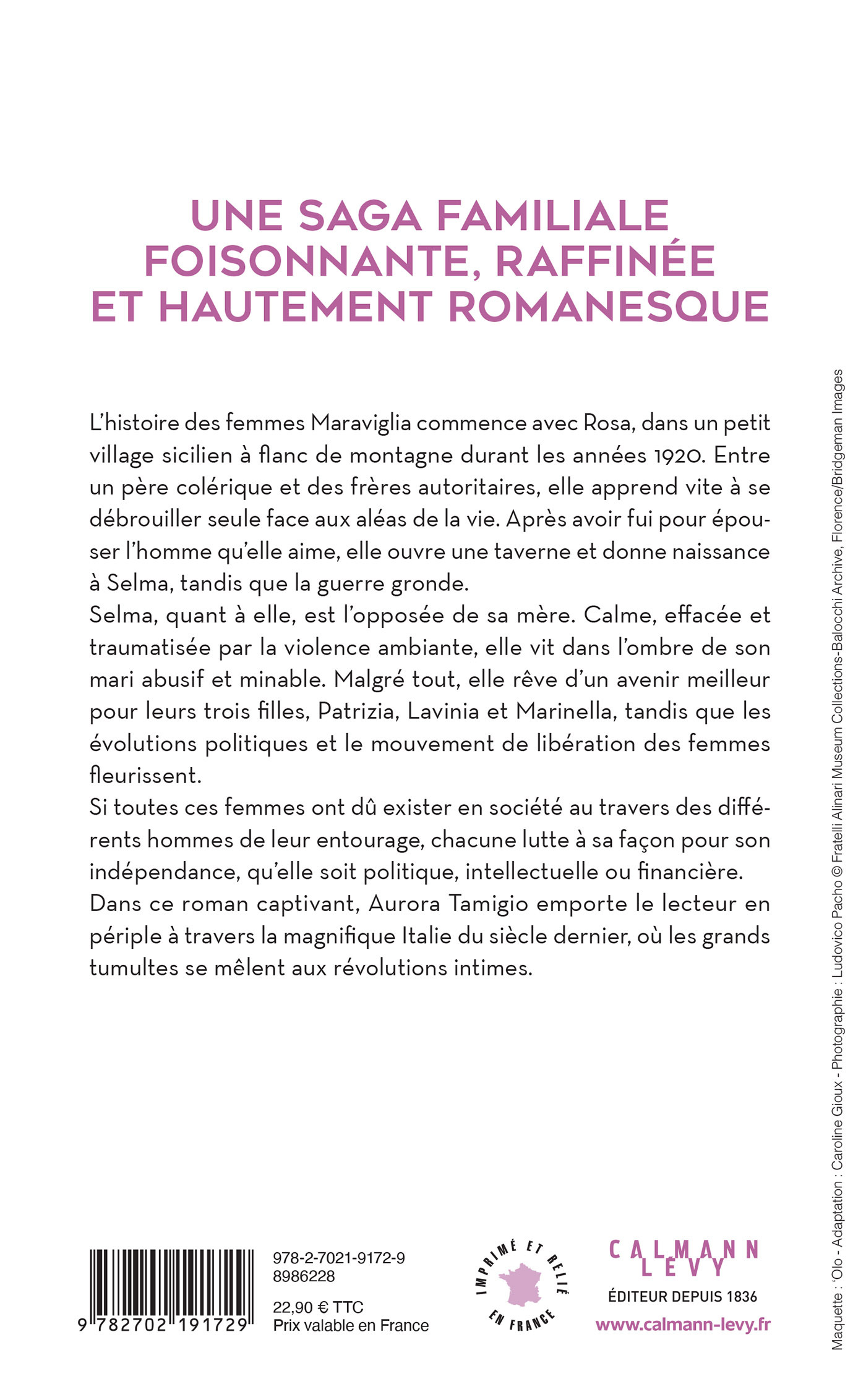 M comme Maraviglia - Aurora Tamigio - CALMANN-LEVY