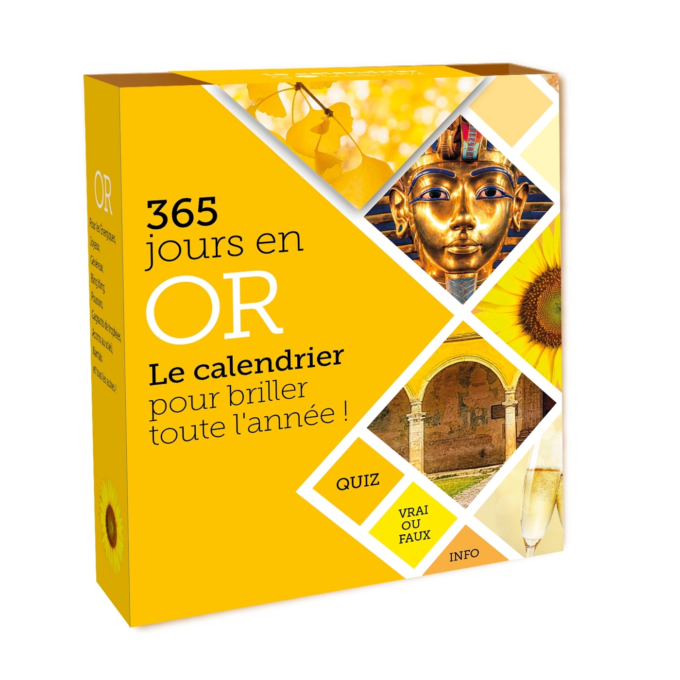 Calendrier 365 jours en or -   - PLAY BAC