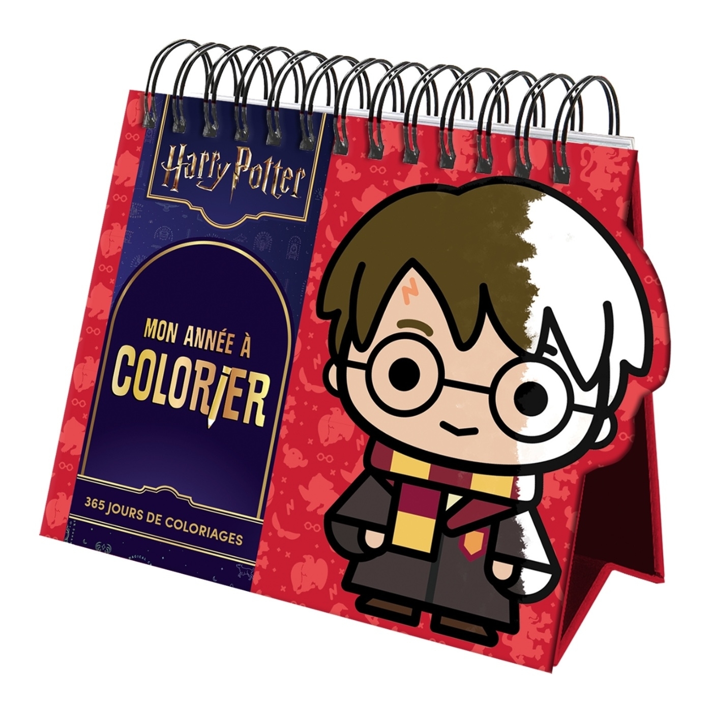Harry Potter Mon année à colorier -  ,  Playbac Éditions - PLAY BAC