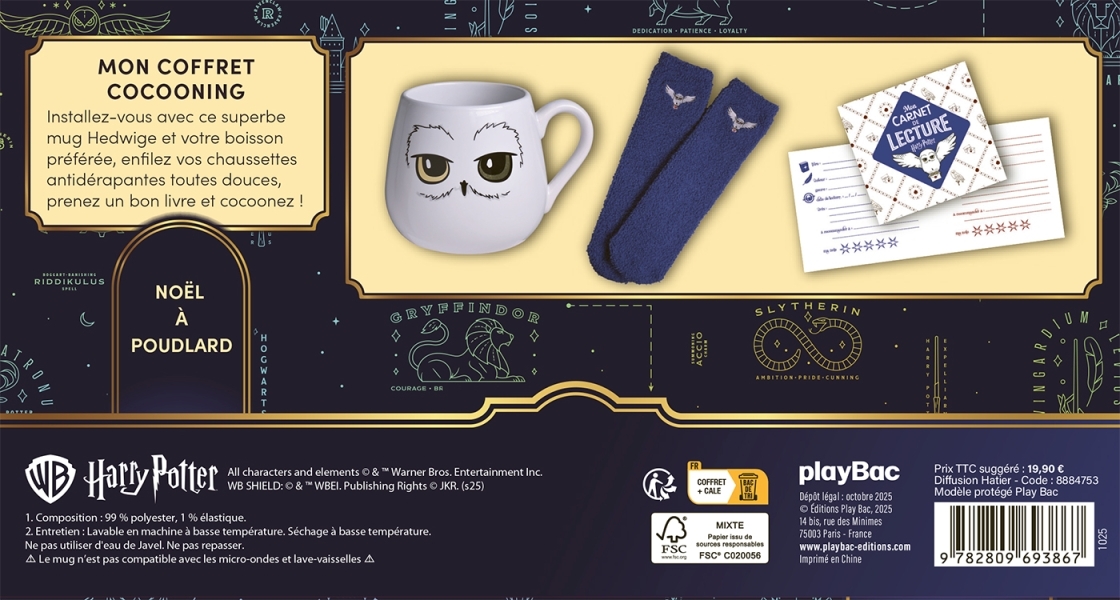 HARRY POTTER - MON COFFRET COCOONING -   - PLAY BAC