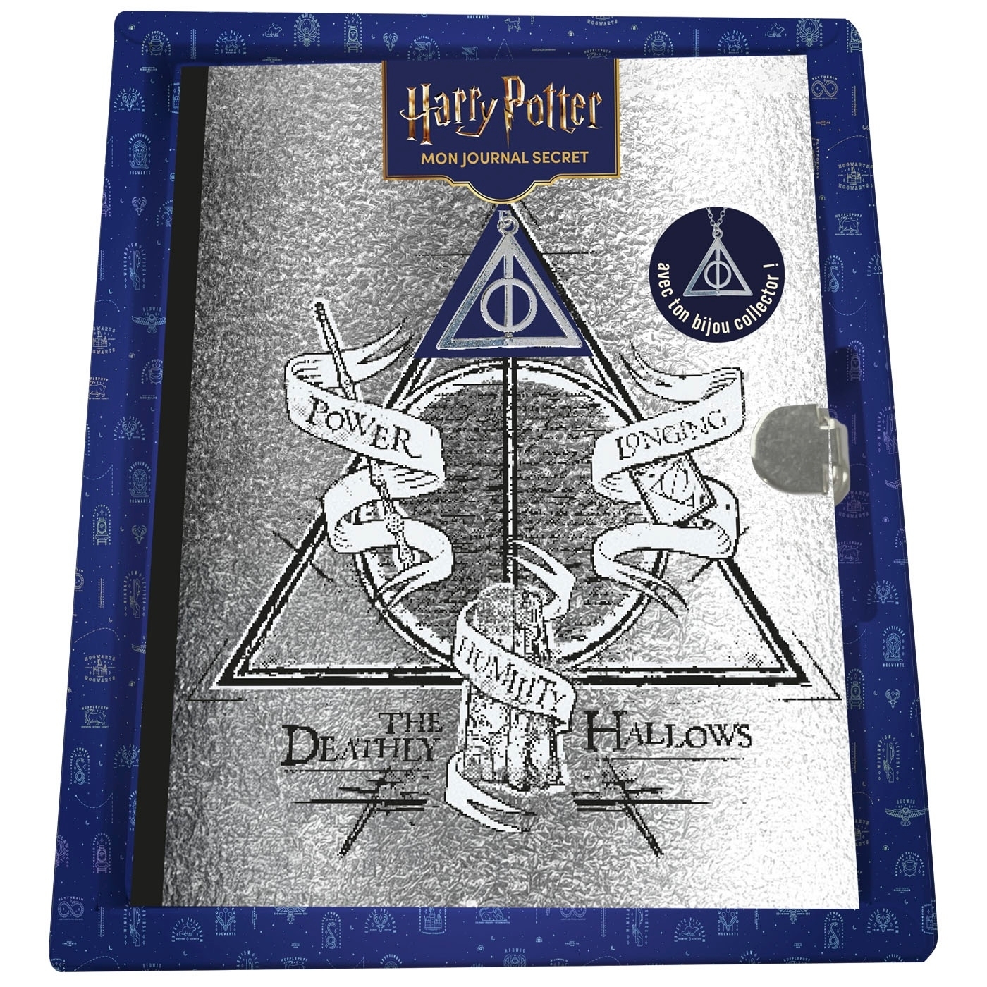 Harry Potter - Mon journal secret reliques de la mort avec pendentif -  Play Bac Éditions - PLAY BAC