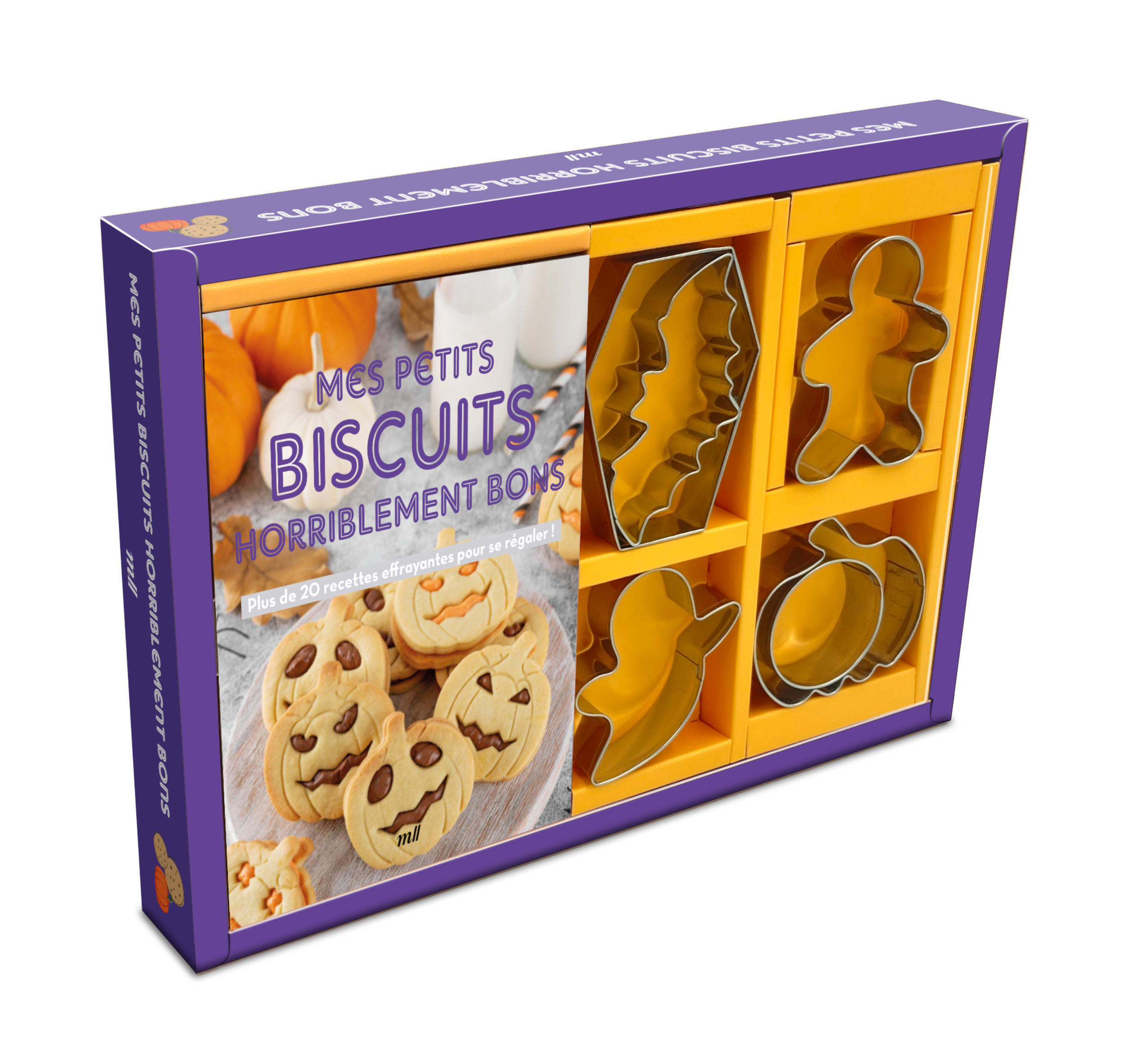 Coffret - Mes petits biscuits horriblement bons -  Collectif - MERCILESLIVRES