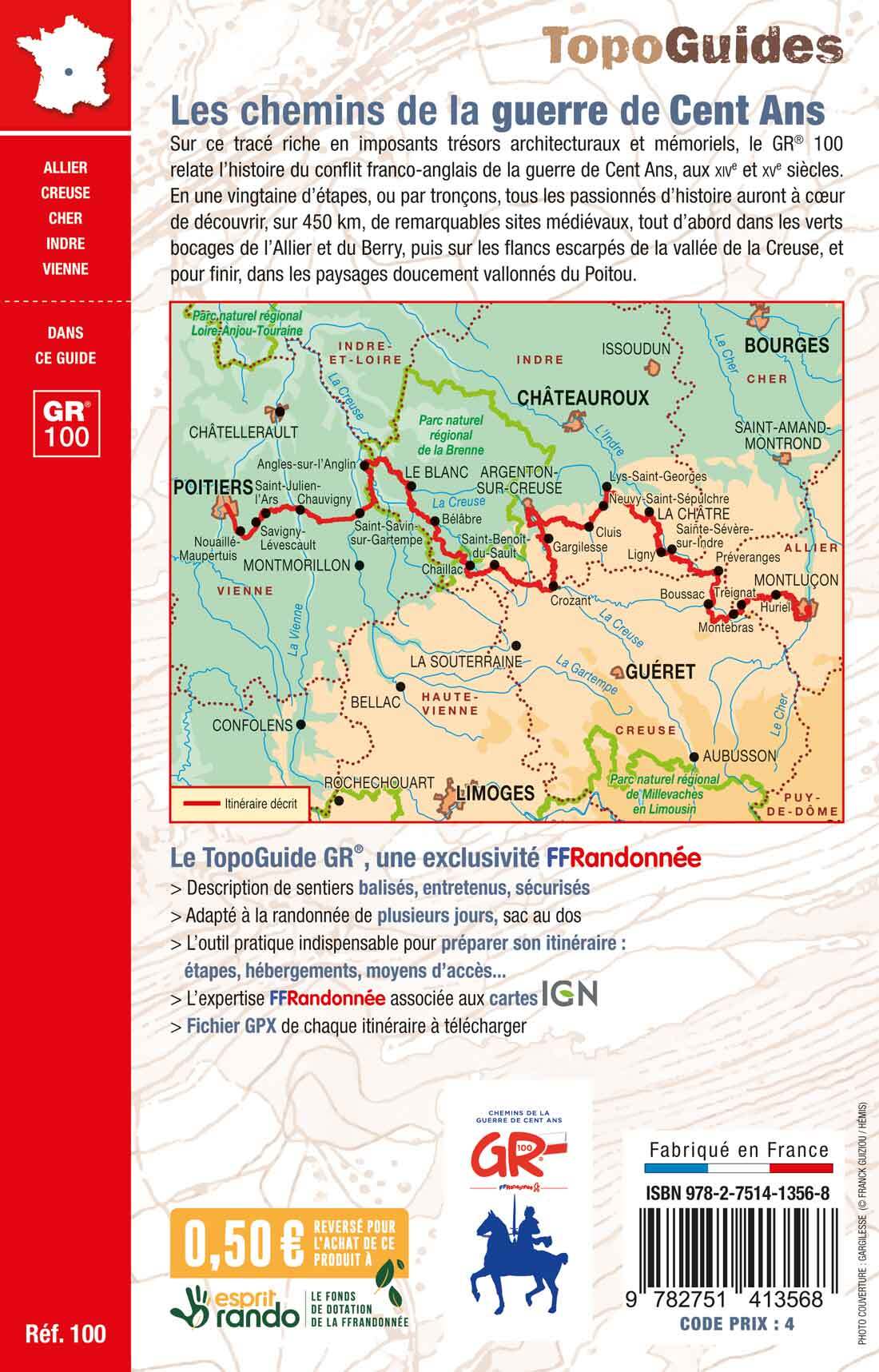 Les chemins de la guerre de Cent Ans -  Collectif - FFRP