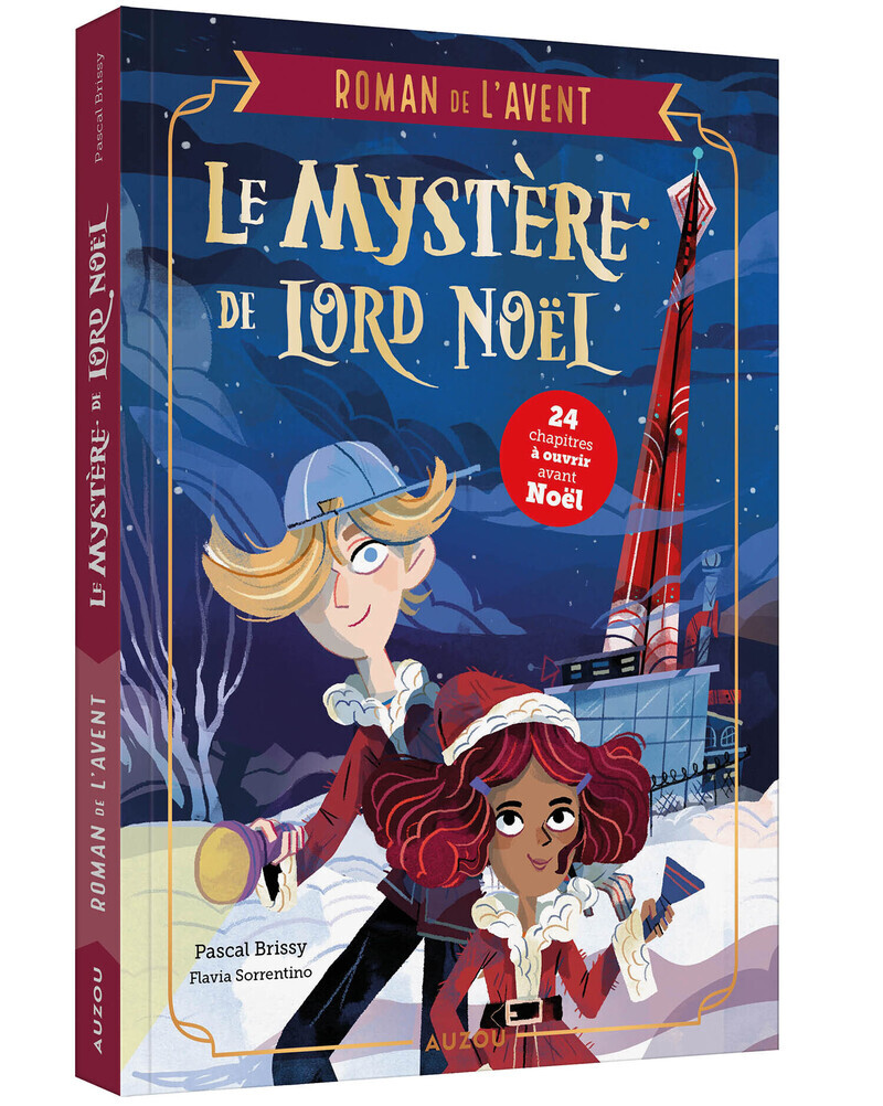 Roman de l'avent - Le mystère de Lord Noël - Pascal Brissy - AUZOU