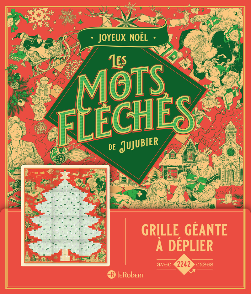 Joyeux Noël - Les mots fléchés de Jujubier - Grille géante -  Jujubier - LE ROBERT