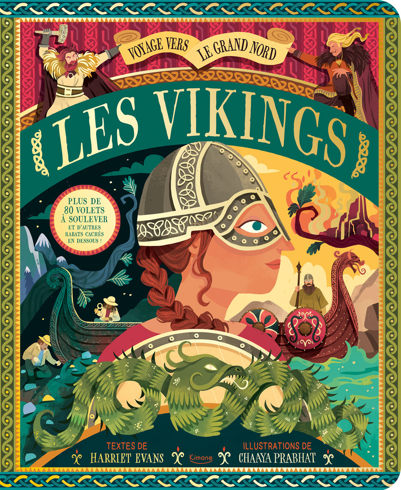 Les vikings - Plus de 80 volets à soulever et d'autres rabats cachés en dessous ! - Harriet Evans - KIMANE