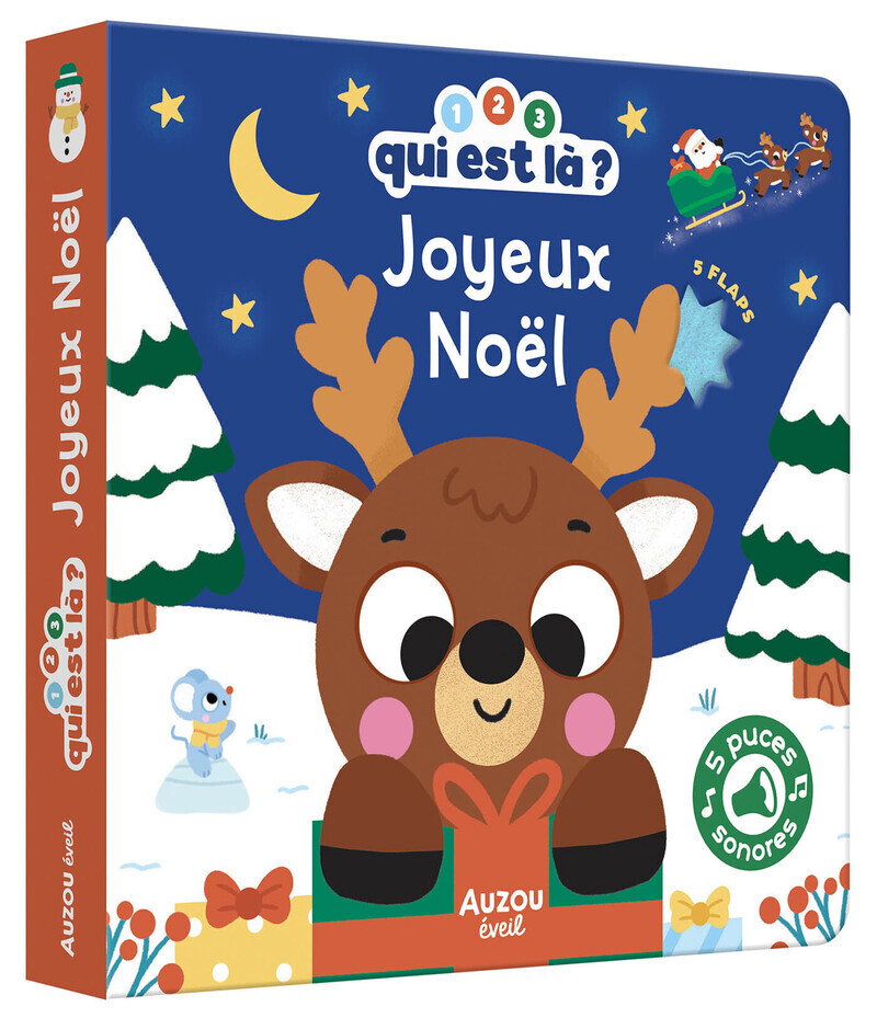 1, 2, 3, qui est là ? - joyeux noël ! -  - AUZOU