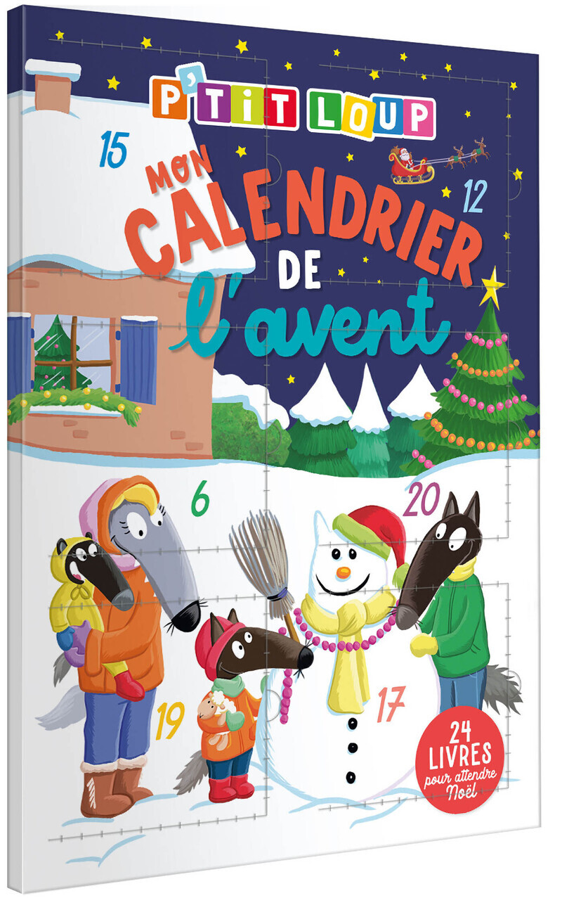 P'tit loup - mon calendrier de l'avent - Orianne LALLEMAND - AUZOU