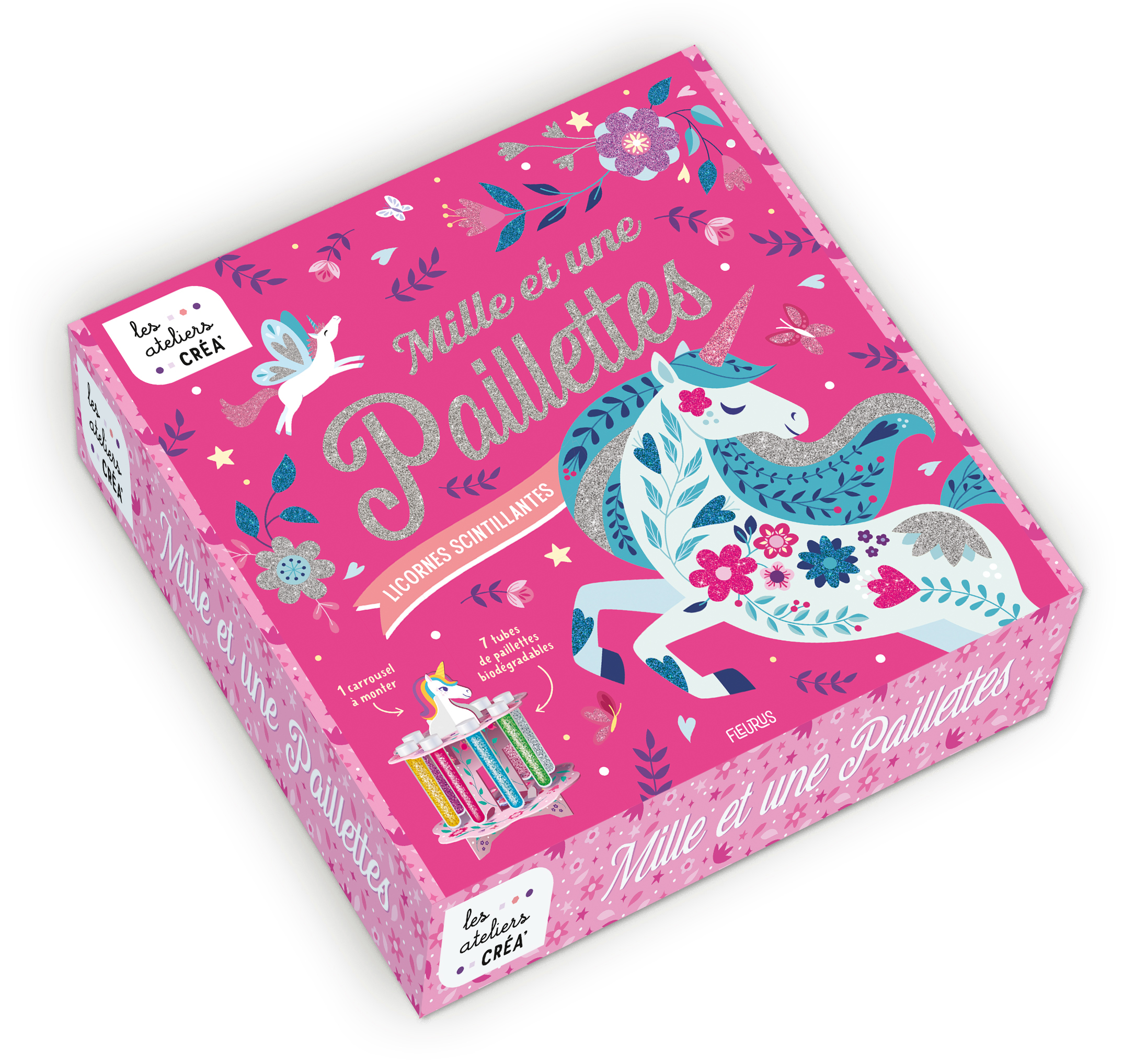Mille et une paillettes - Licornes scintillantes - LAURENT STEFANO - FLEURUS