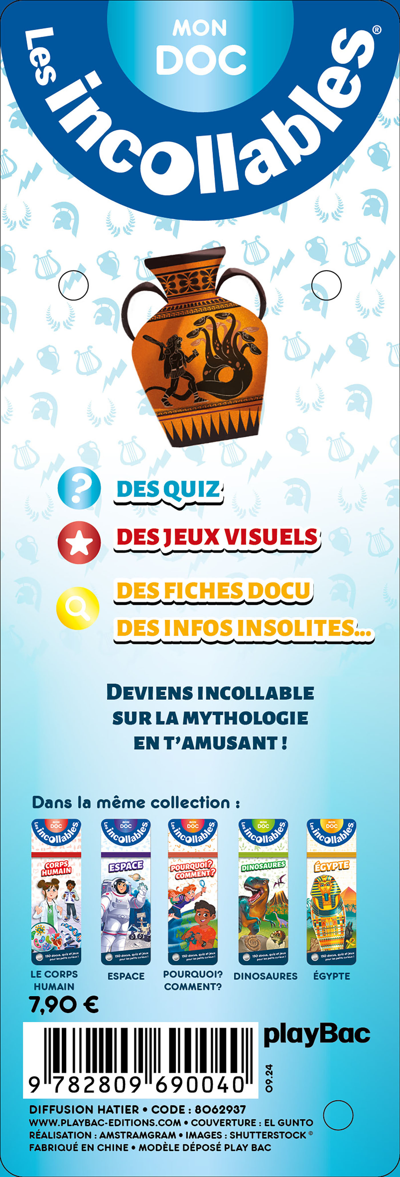 Les incollables - Éventail Passion - Mythologie - EL GUNTO - PLAY BAC