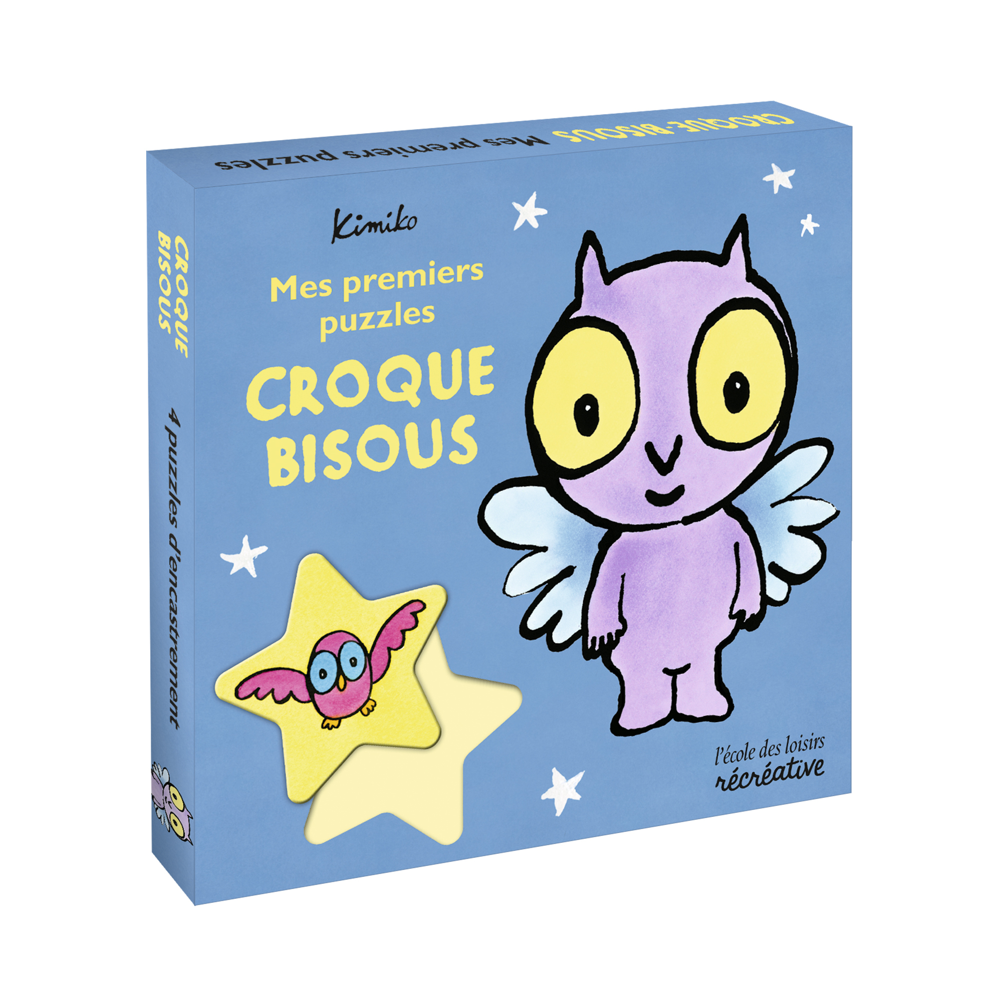 Mes premiers puzzles à encastrement - Croque-Bisous -  KIMIKO - EDL