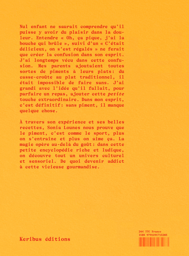 J'aime le piment -  LOUNES SONIA, Sonia Lounes - KERIBUS