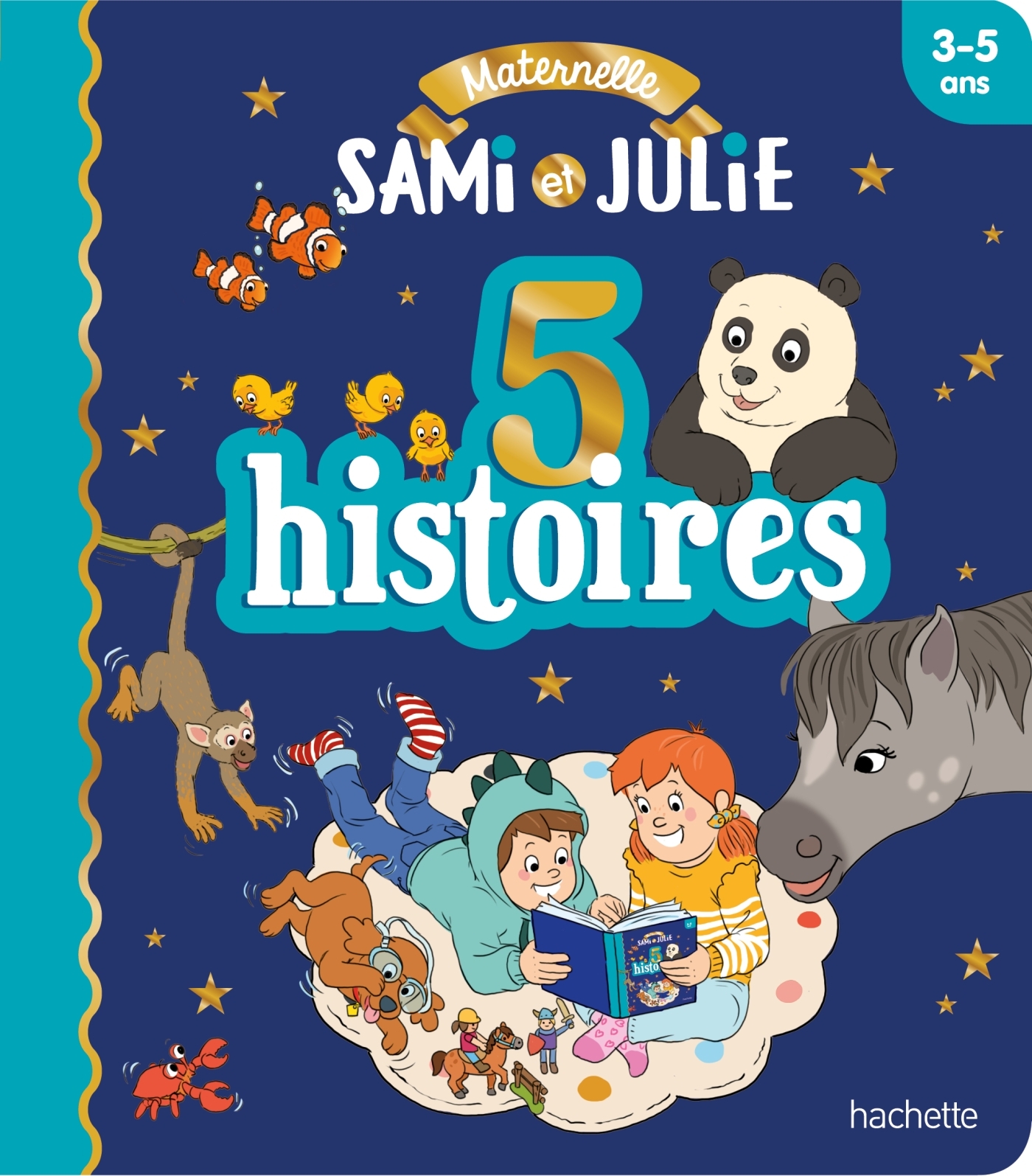 Les histoires de P'tit Sami Maternelle (3-5 ans) : 5 histoires - Sophie de Mullenheim, Damien Dufreney, Céline Théraulaz, Emmanuelle Massonaud, Isabelle Albertin, Nine Cléry - HACHETTE EDUC