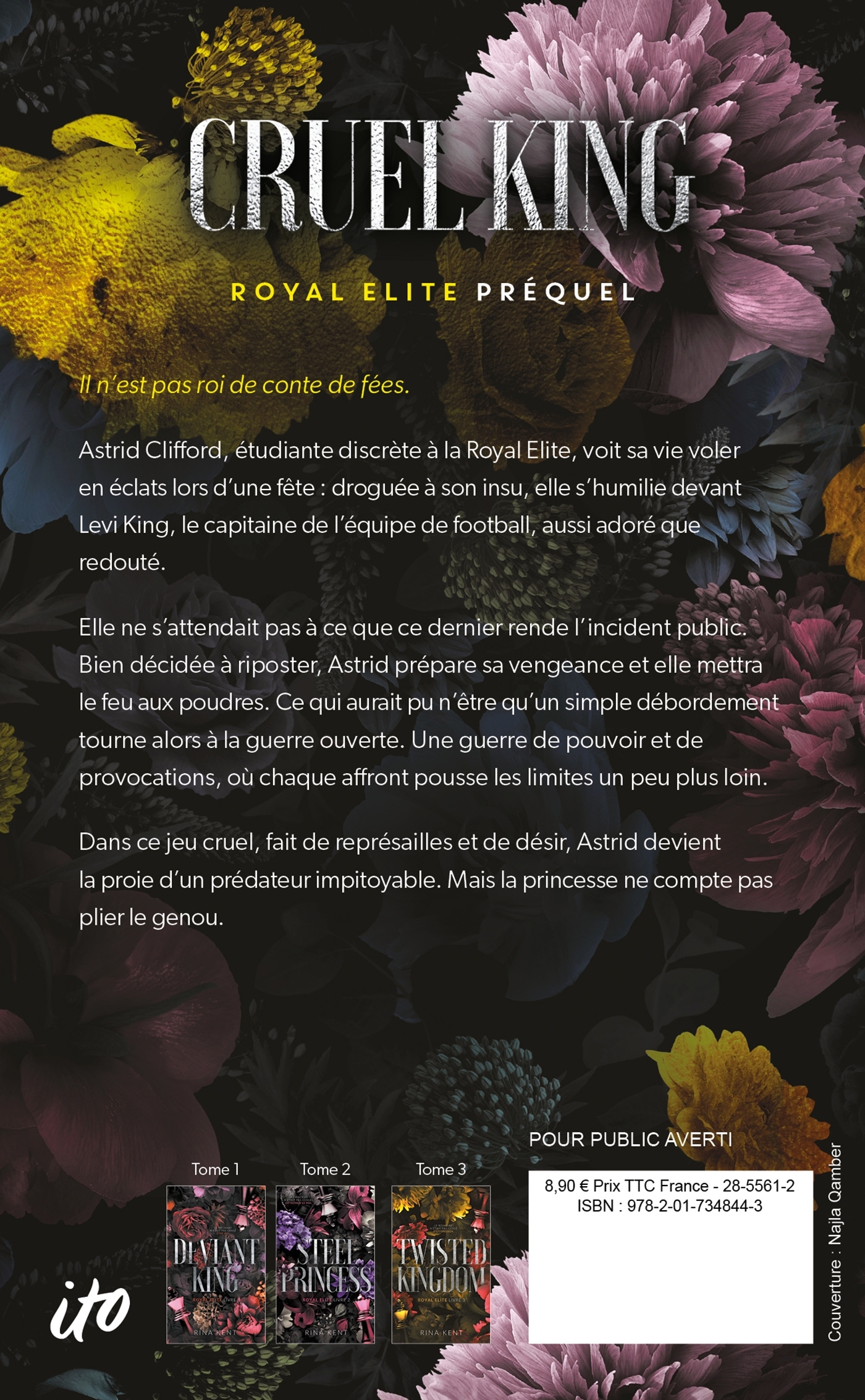 Cruel King, Royal Elite Tome 0 (Préquel) - Rina Kent - HACHETTE HLAB