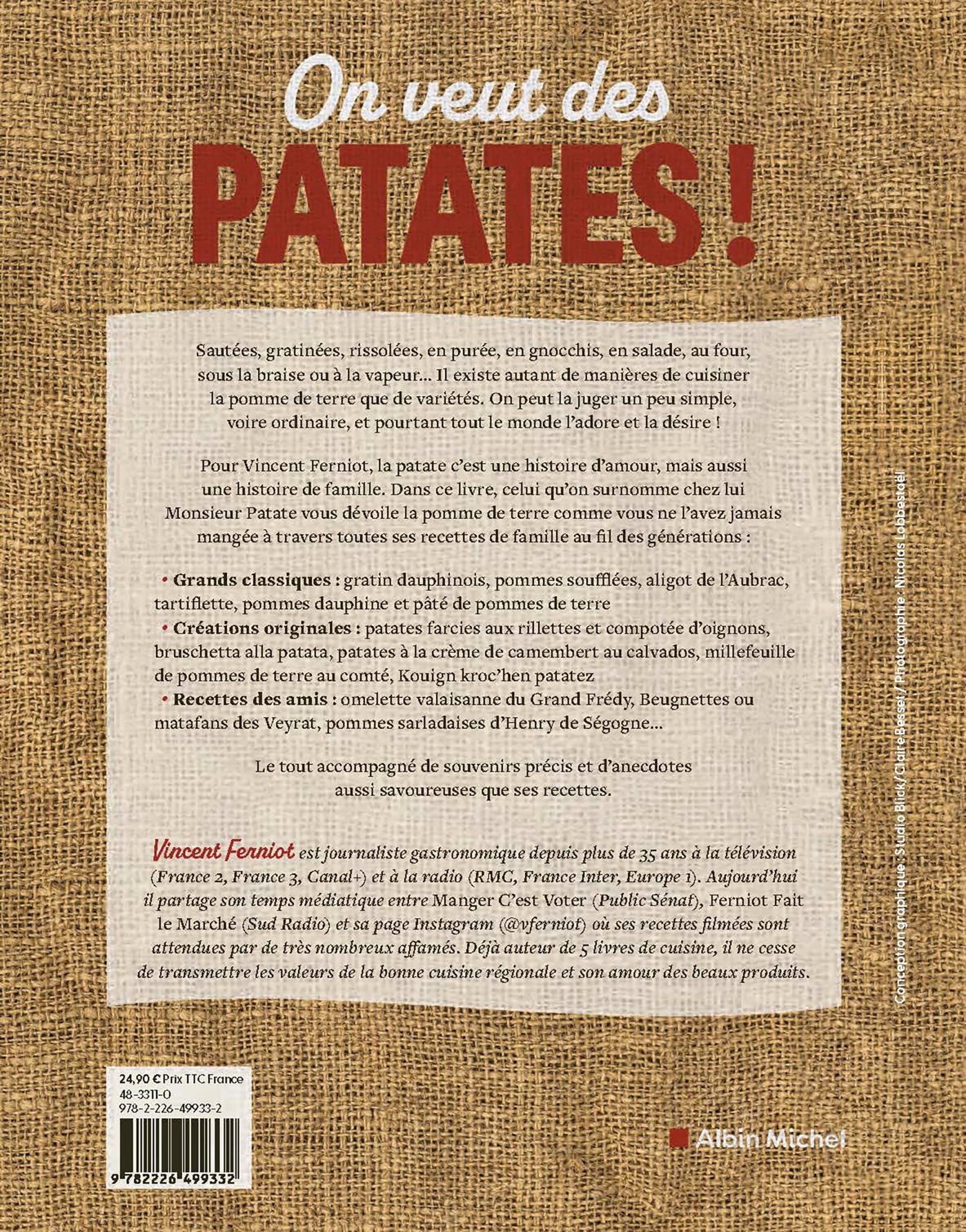 On veut des patates ! - Vincent Ferniot - ALBIN MICHEL