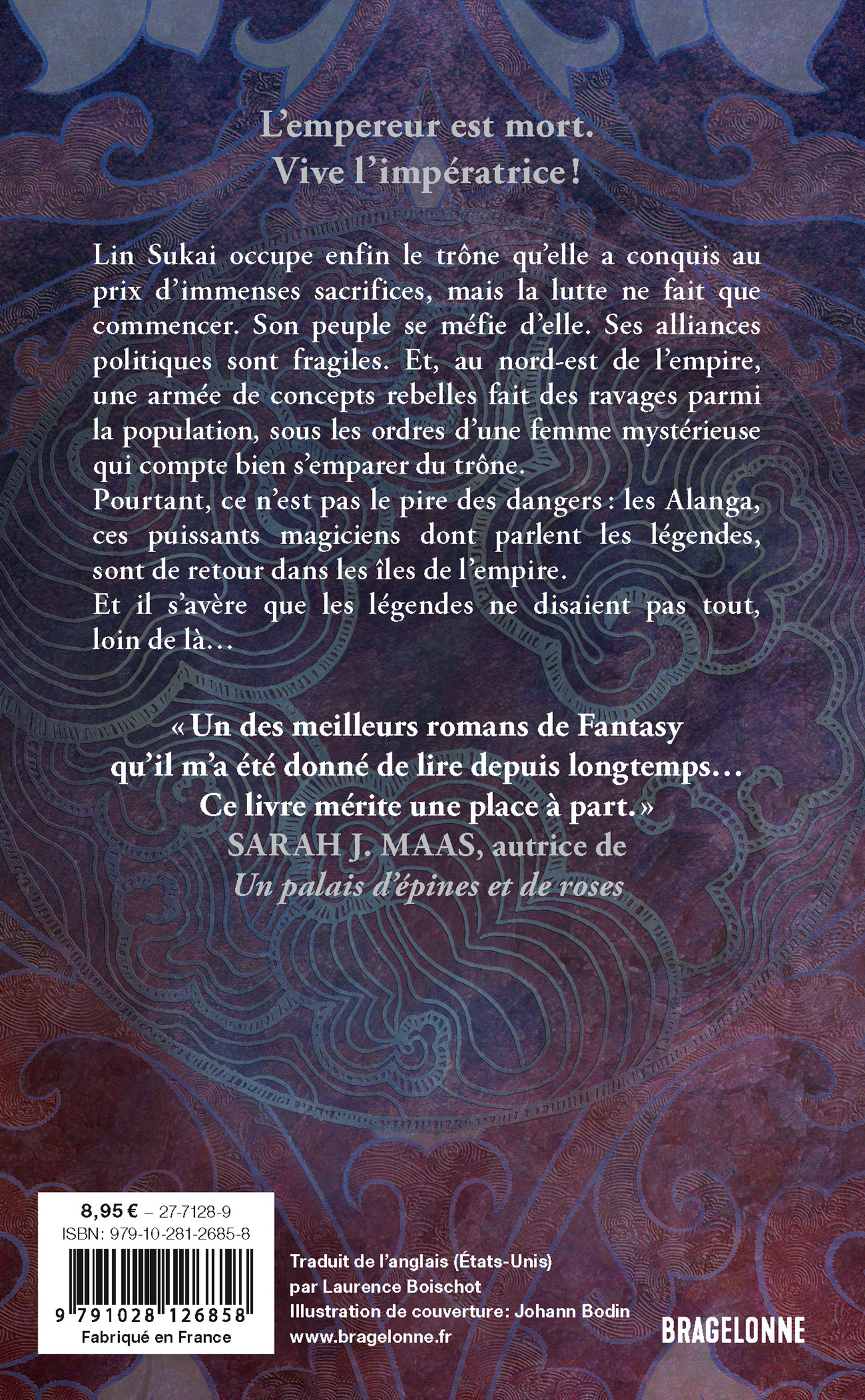 L'Empire d'écume T2 : L'Impératrice aux éclats d'os - Andrea Stewart - BRAGELONNE