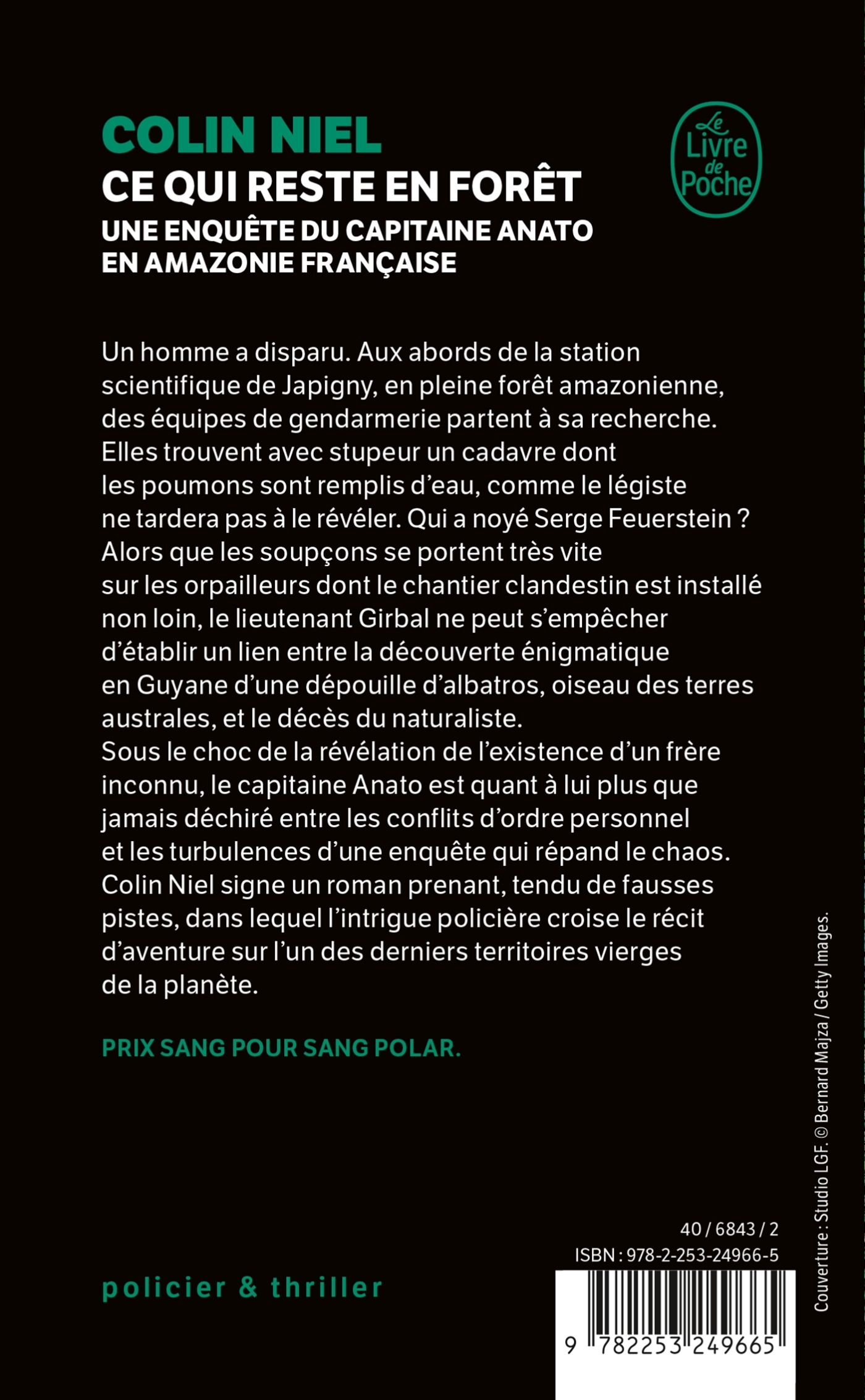 Ce qui reste en forêt - Colin Niel - LGF