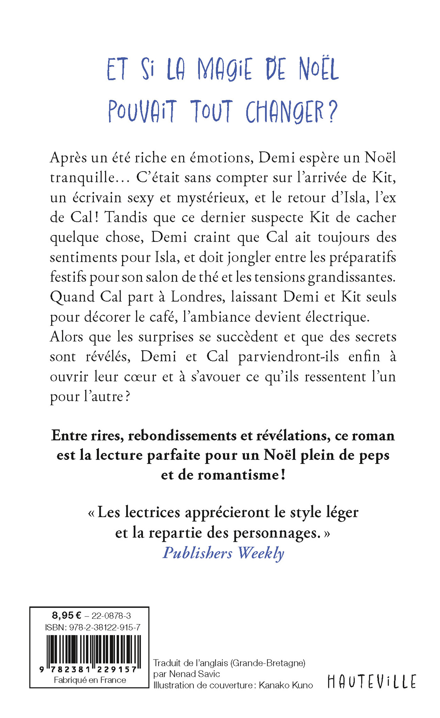 Un Noël au Café des Cornouailles - Phillipa Ashley - HAUTEVILLE