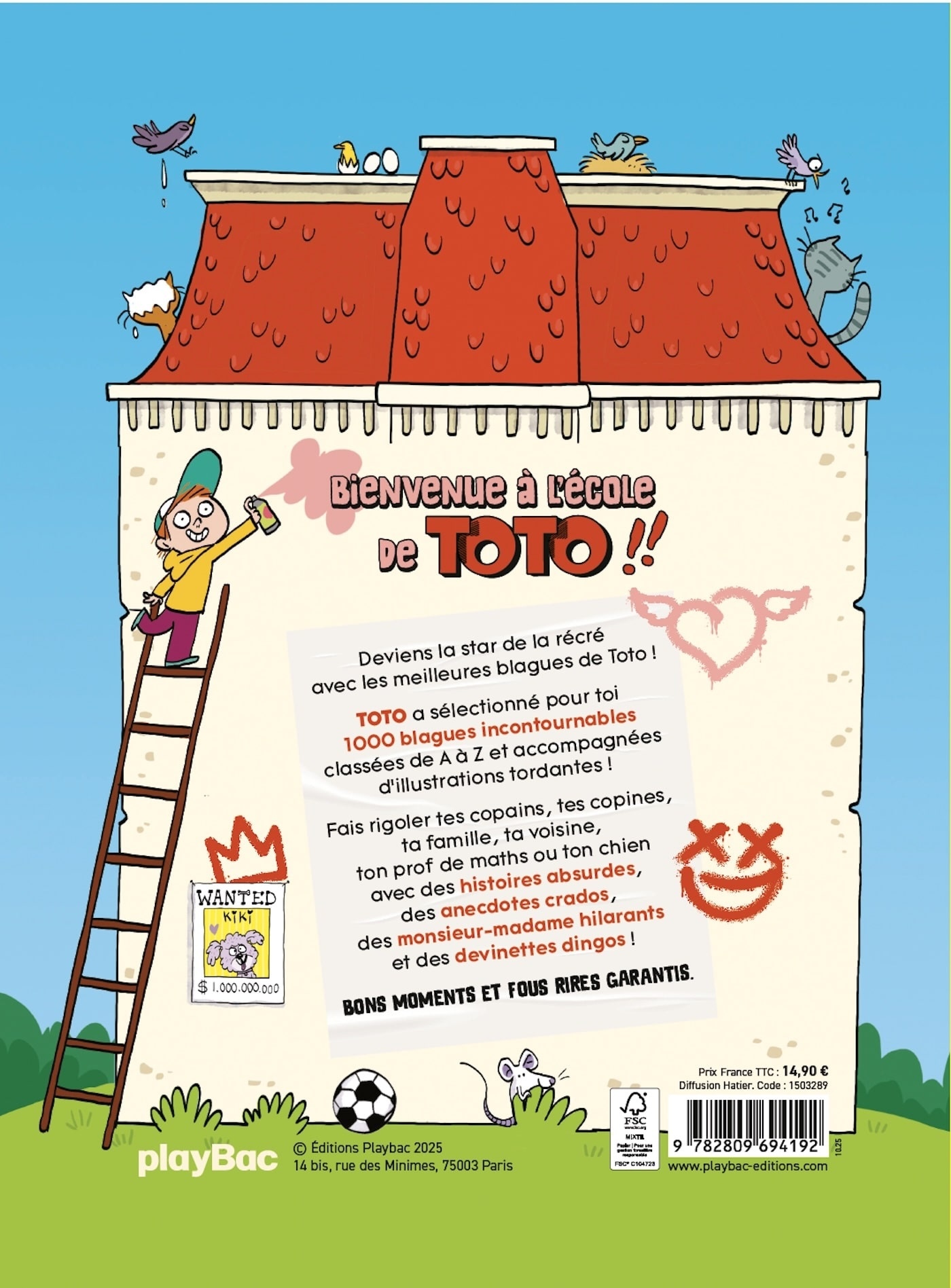 L'école de Toto : 1000 blagues -  Playbac Éditions - PLAY BAC