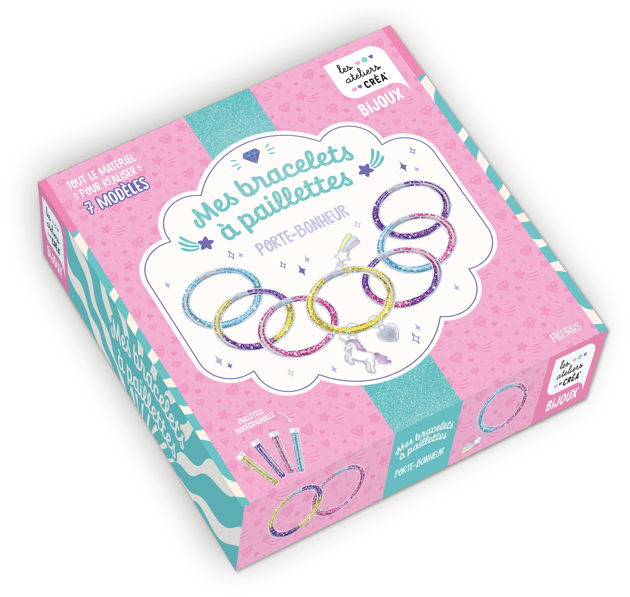 Mes bracelets à paillettes porte-bonheur -  - FLEURUS