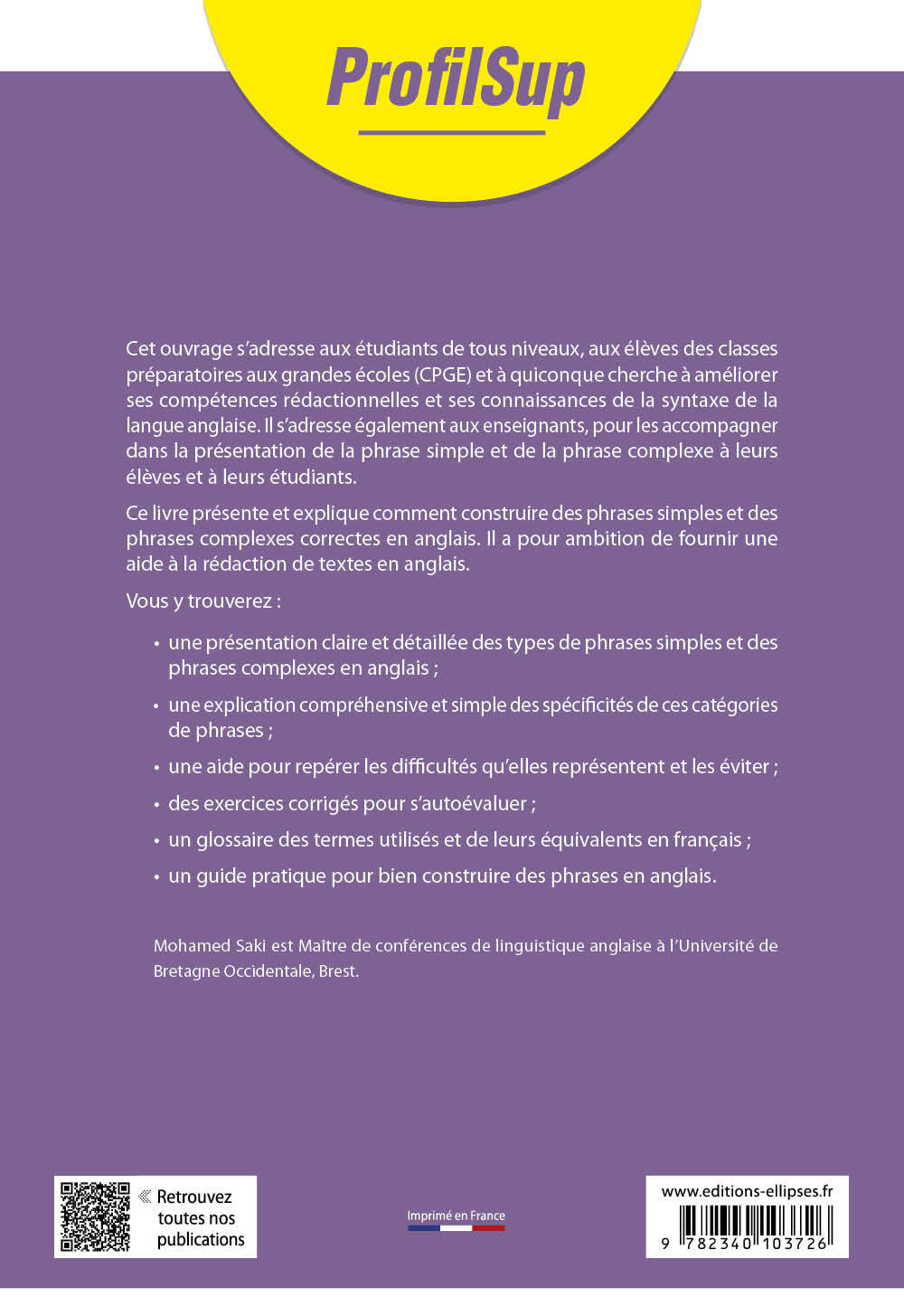 English Grammar Clear and Simple! - Mohamed Saki, Alain Robert - ELLIPSES