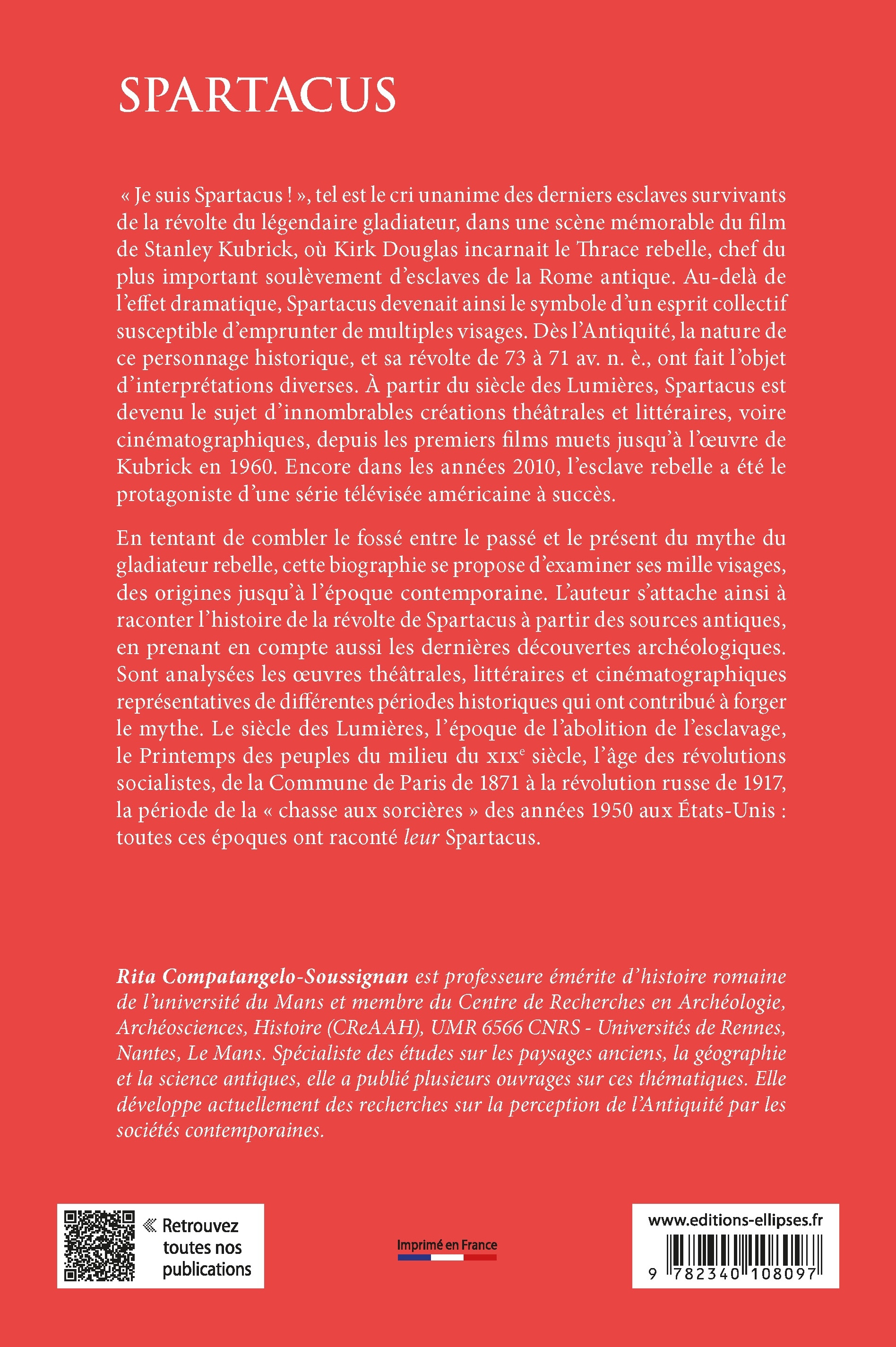 Spartacus - Rita Compatangelo-Soussignan, Maxime Emion - ELLIPSES