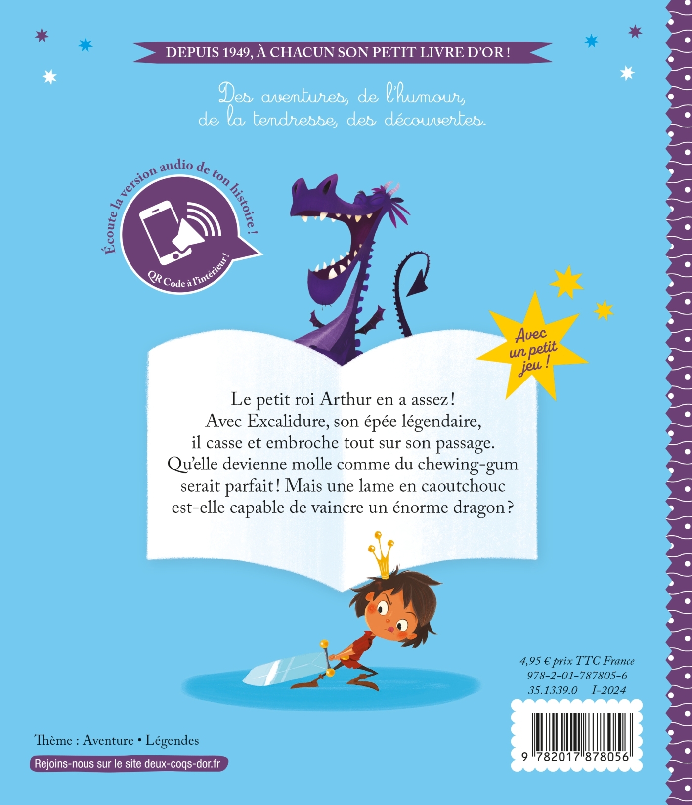 L'épée du petit roi Arthur - Pascal Brissy - DEUX COQS D OR