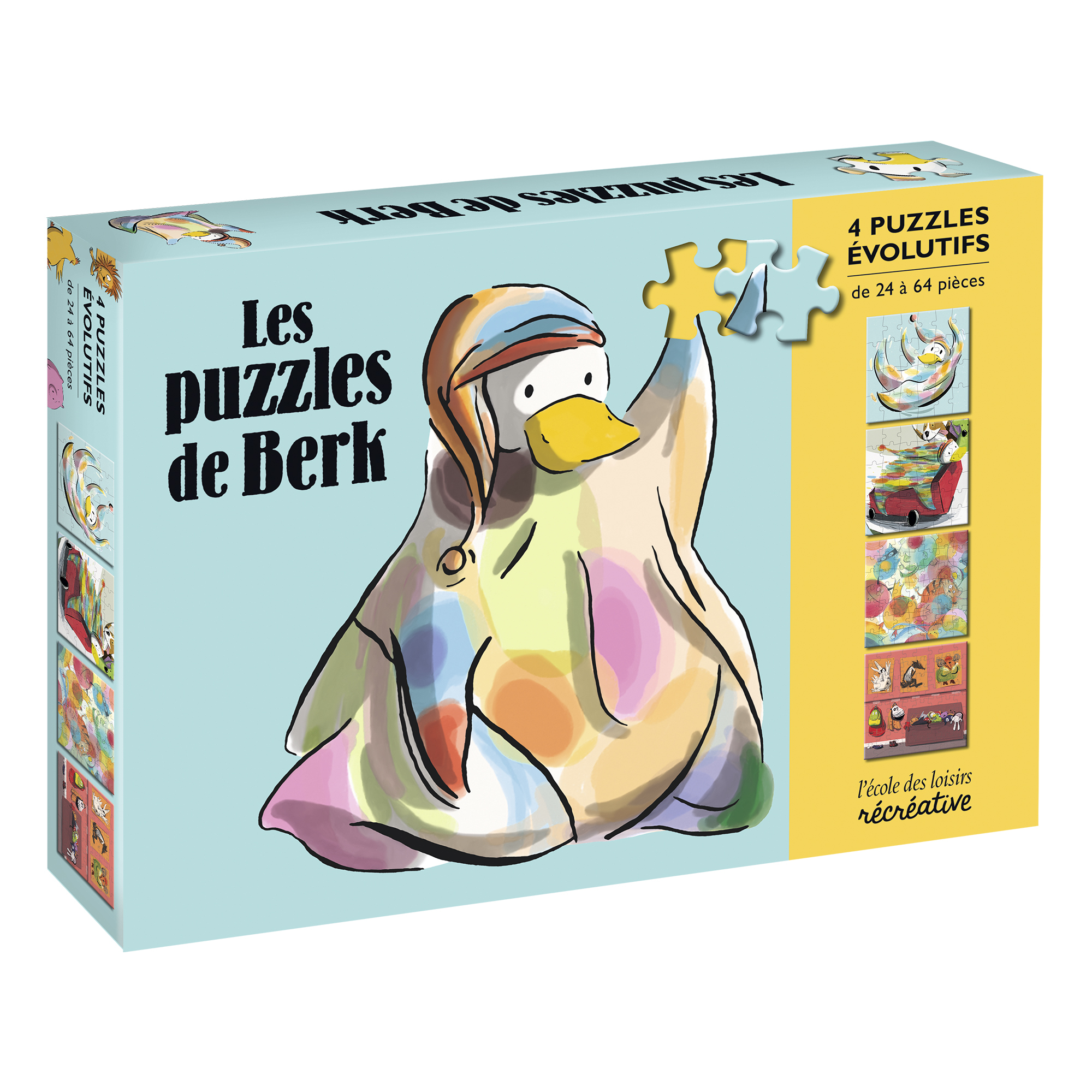 Berk - 4 puzzles évolutifs -  Beziat Julien, JULIEN BÉZIAT - EDL