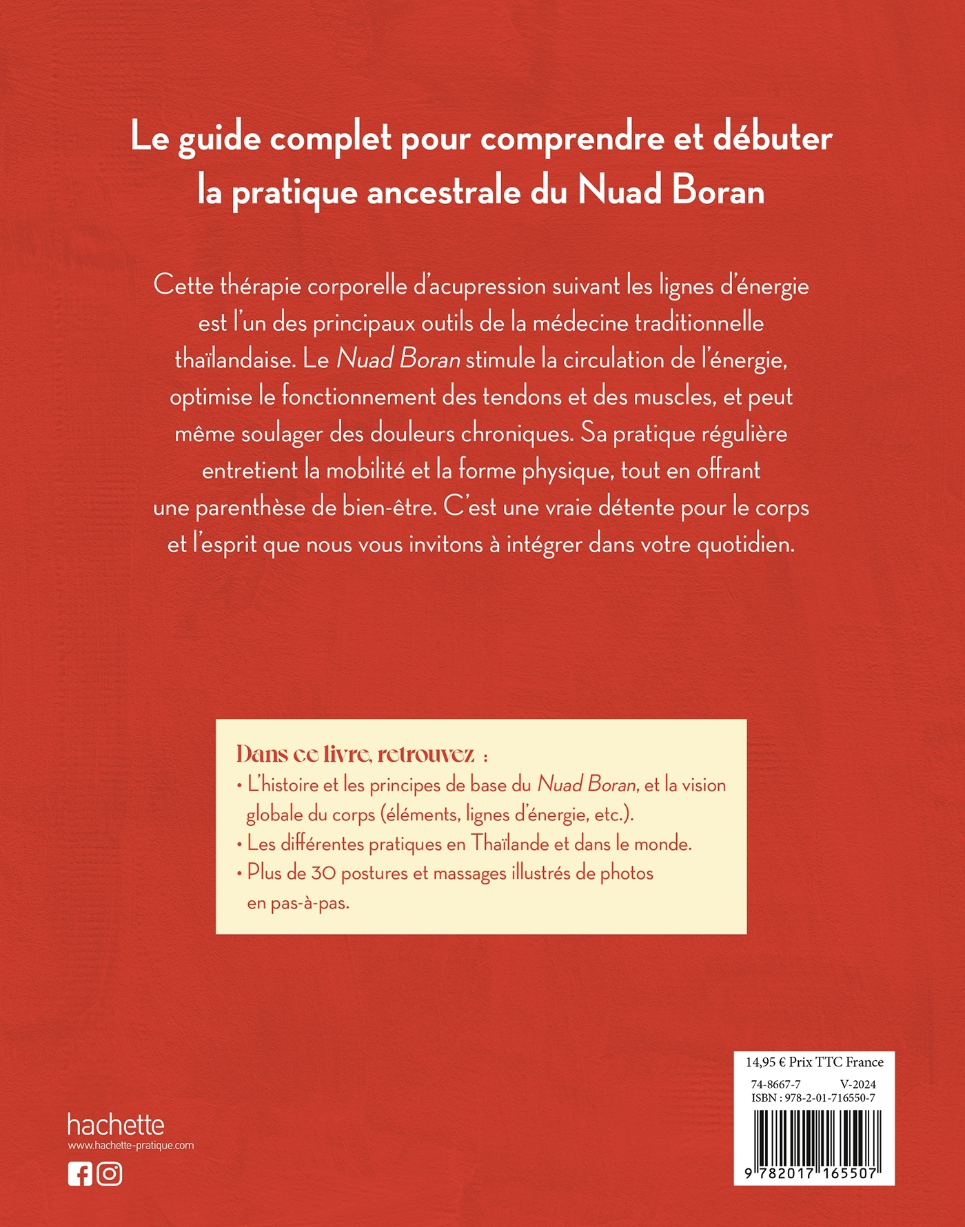 Massage traditionnel thaïlandais - Suzanne Bruneau, Caroline Trieu - HACHETTE PRAT