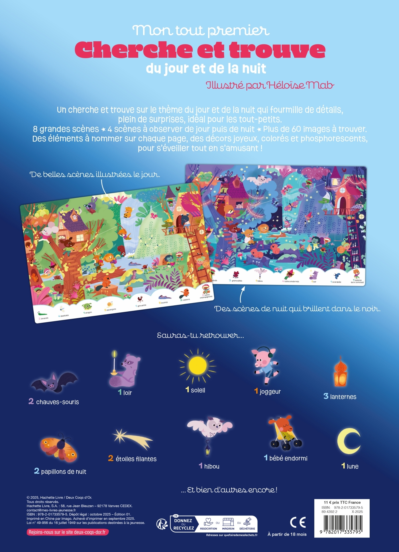 Mon tout premier cherche et trouve du jour et de la nuit -  - DEUX COQS D OR