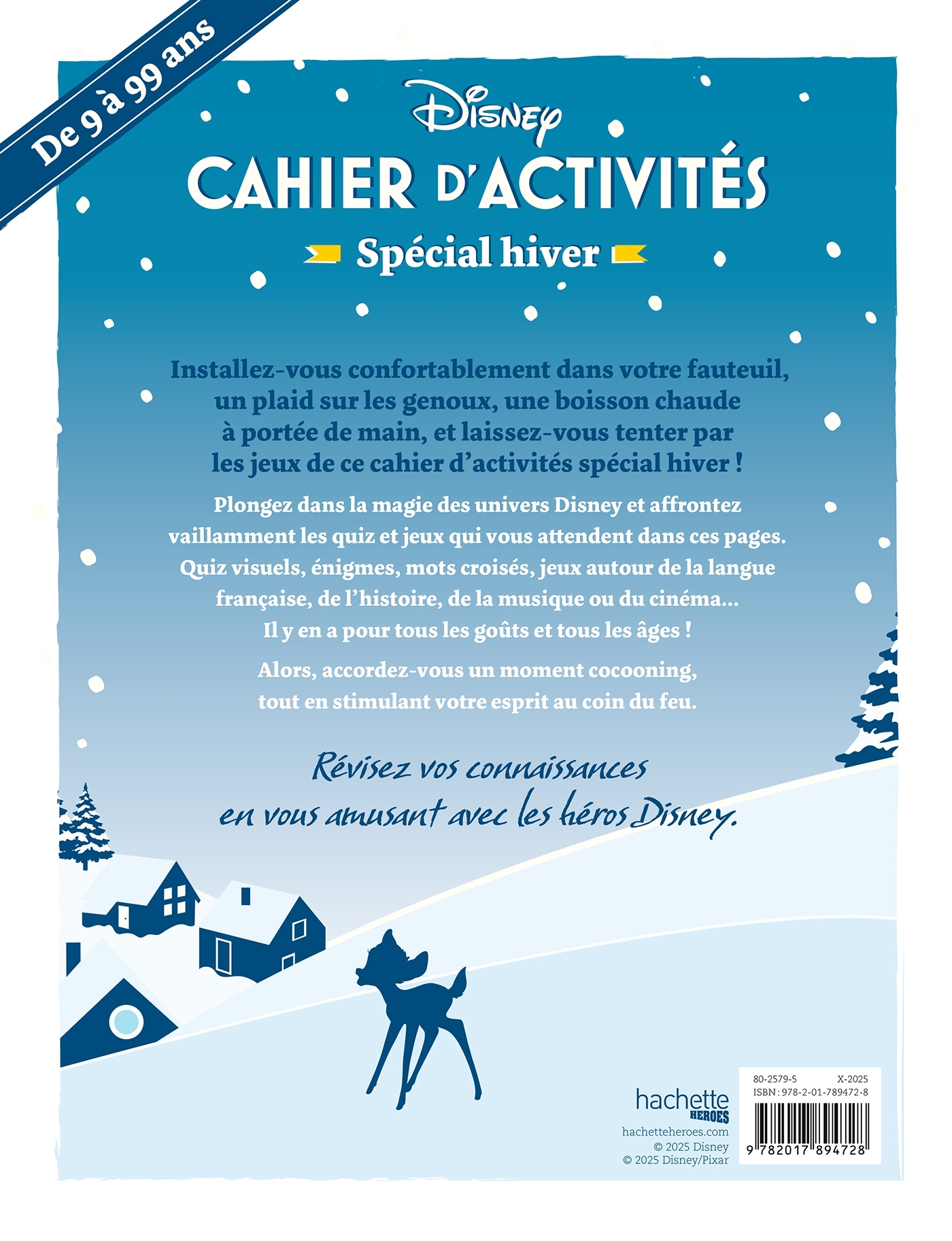 Cahier d'activités spécial hiver Disney - Alexia Maury - HACHETTE HEROES