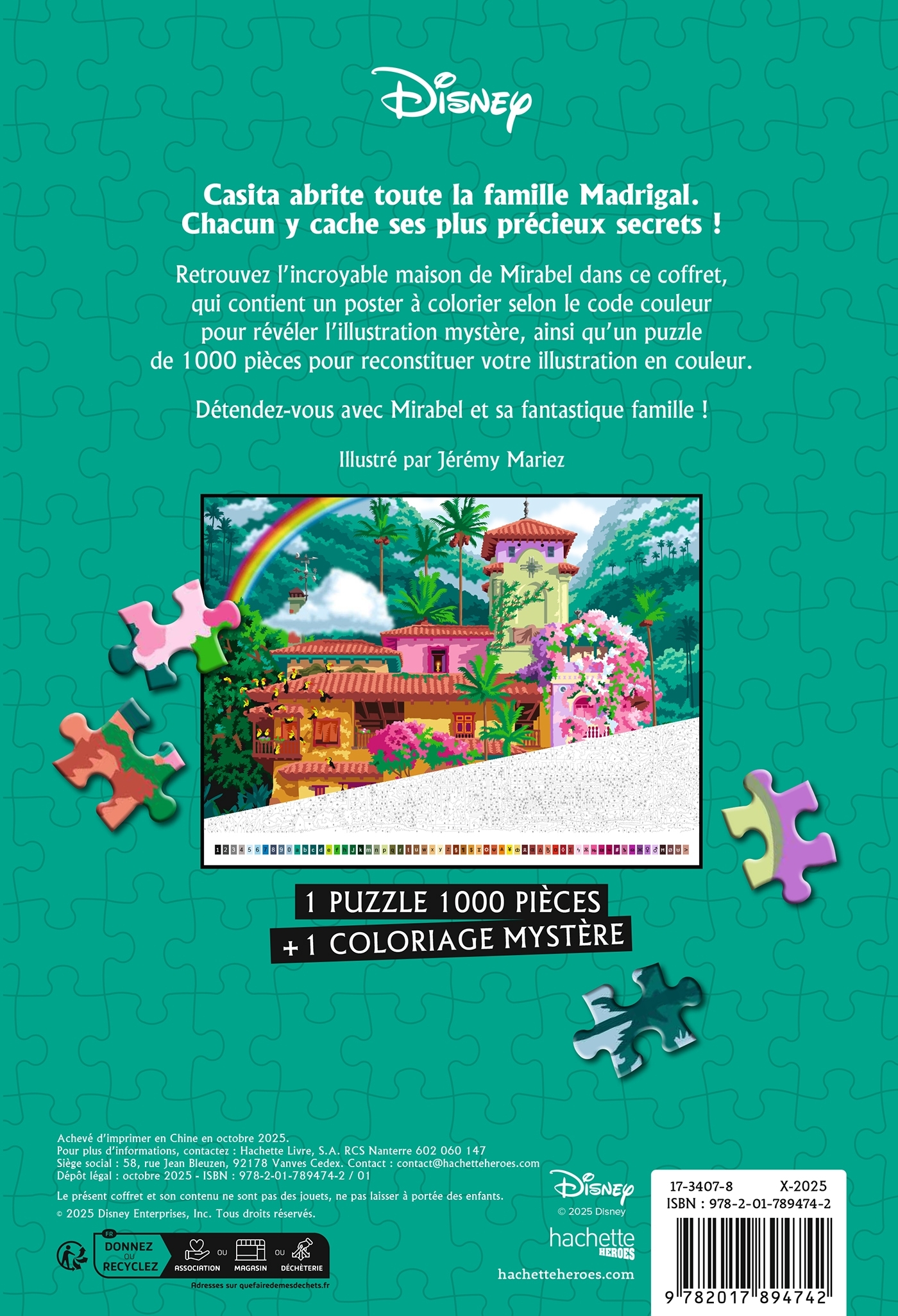 Puzzle mystères - Encanto -  - HACHETTE HEROES