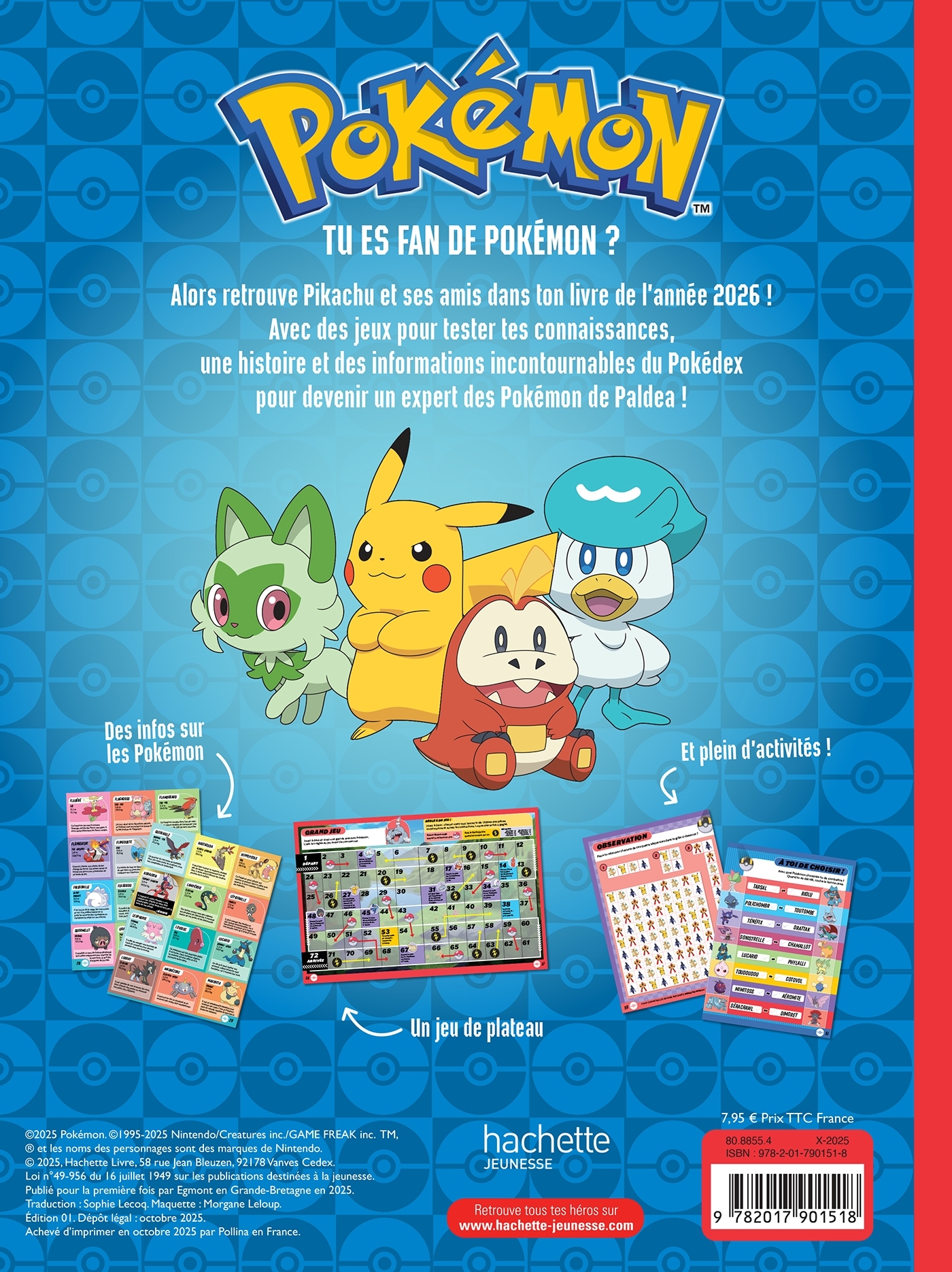 Pokémon - L'année 2026 -   - HACHETTE JEUN.