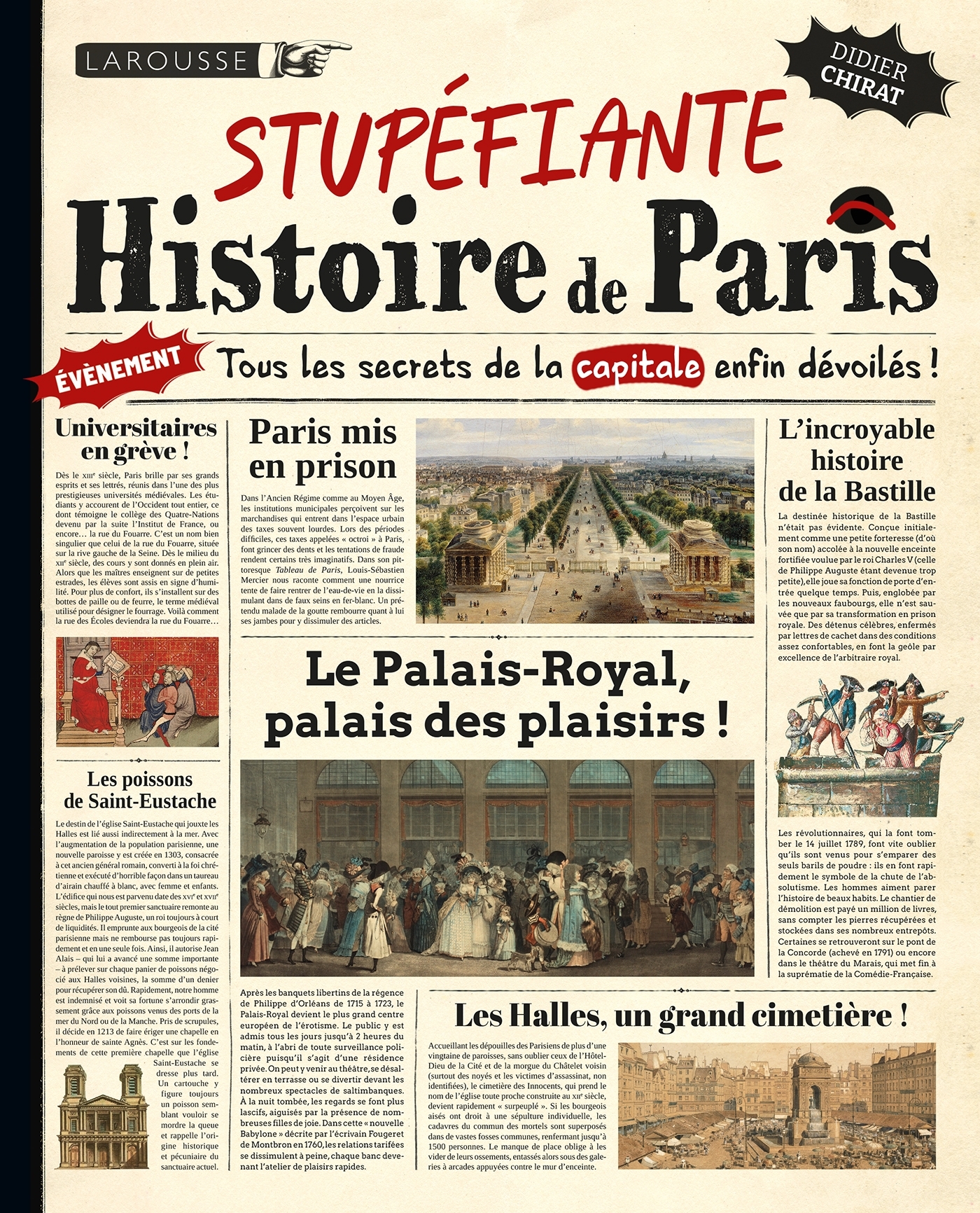 Stupéfiante Histoire de Paris - Didier Chirat - LAROUSSE