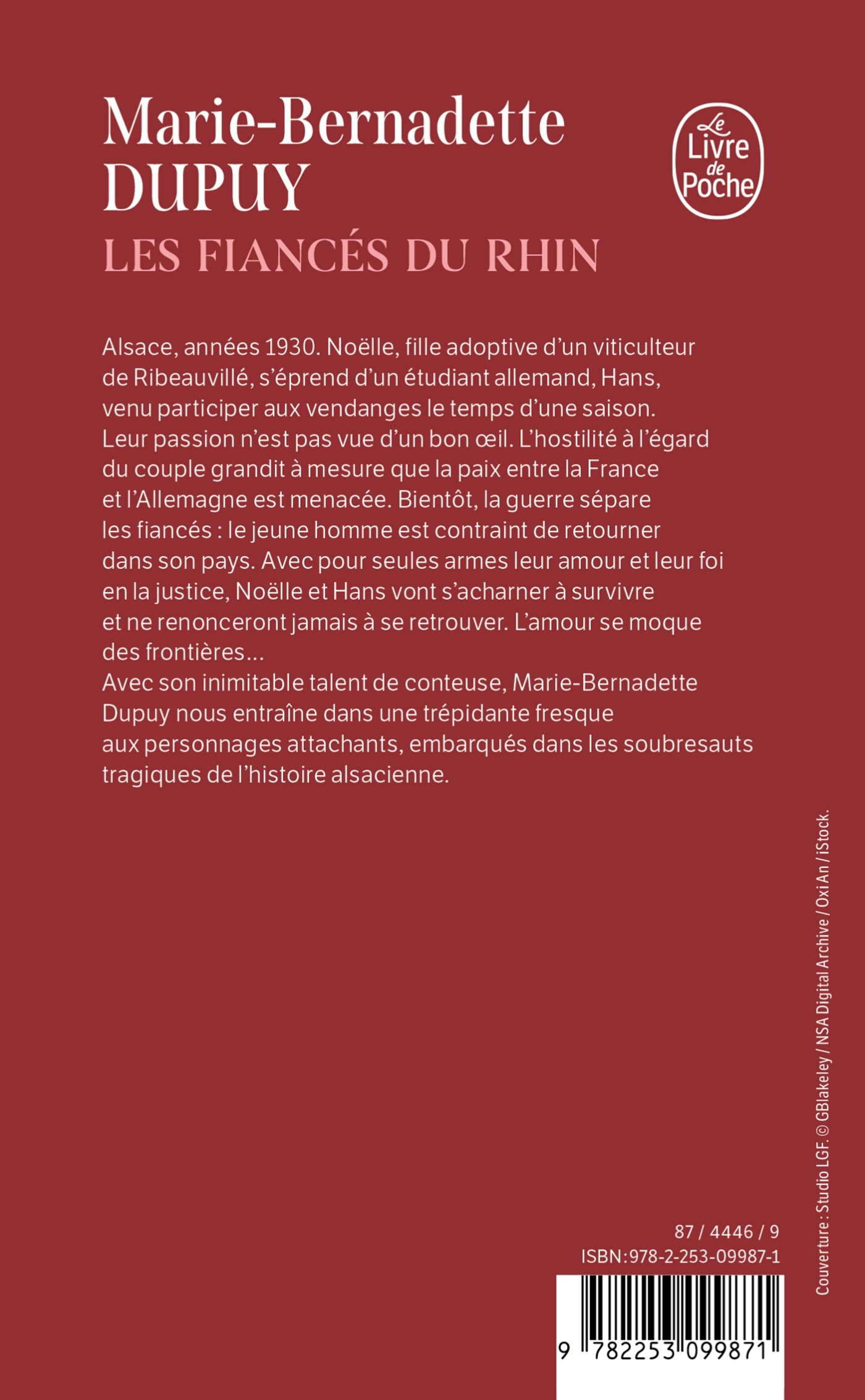 Les Fiancés du Rhin - Marie-Bernadette Dupuy - LGF