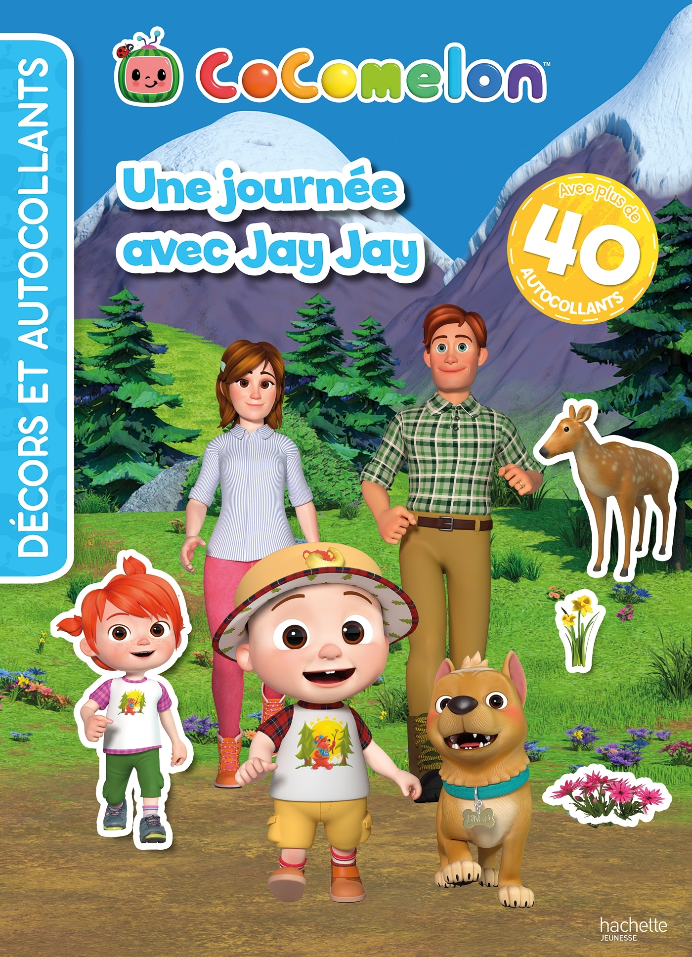 Cocomelon - Décors et autocollants - Une journée avec Jay Jay -   - HACHETTE JEUN.