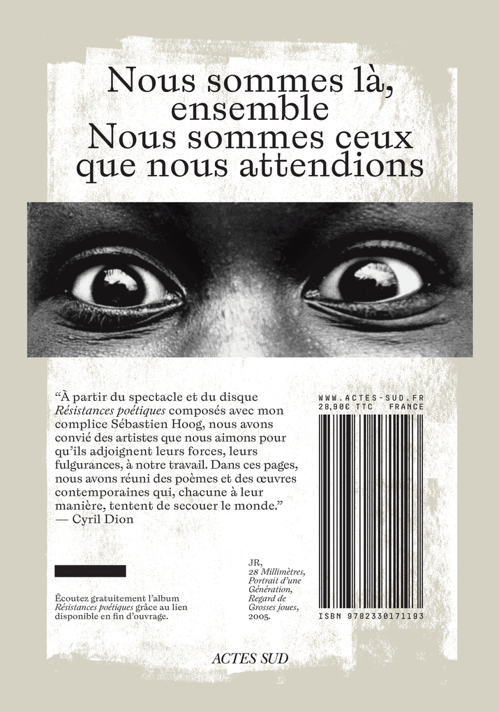 Résistances poétiques - Cyril Dion - ACTES SUD